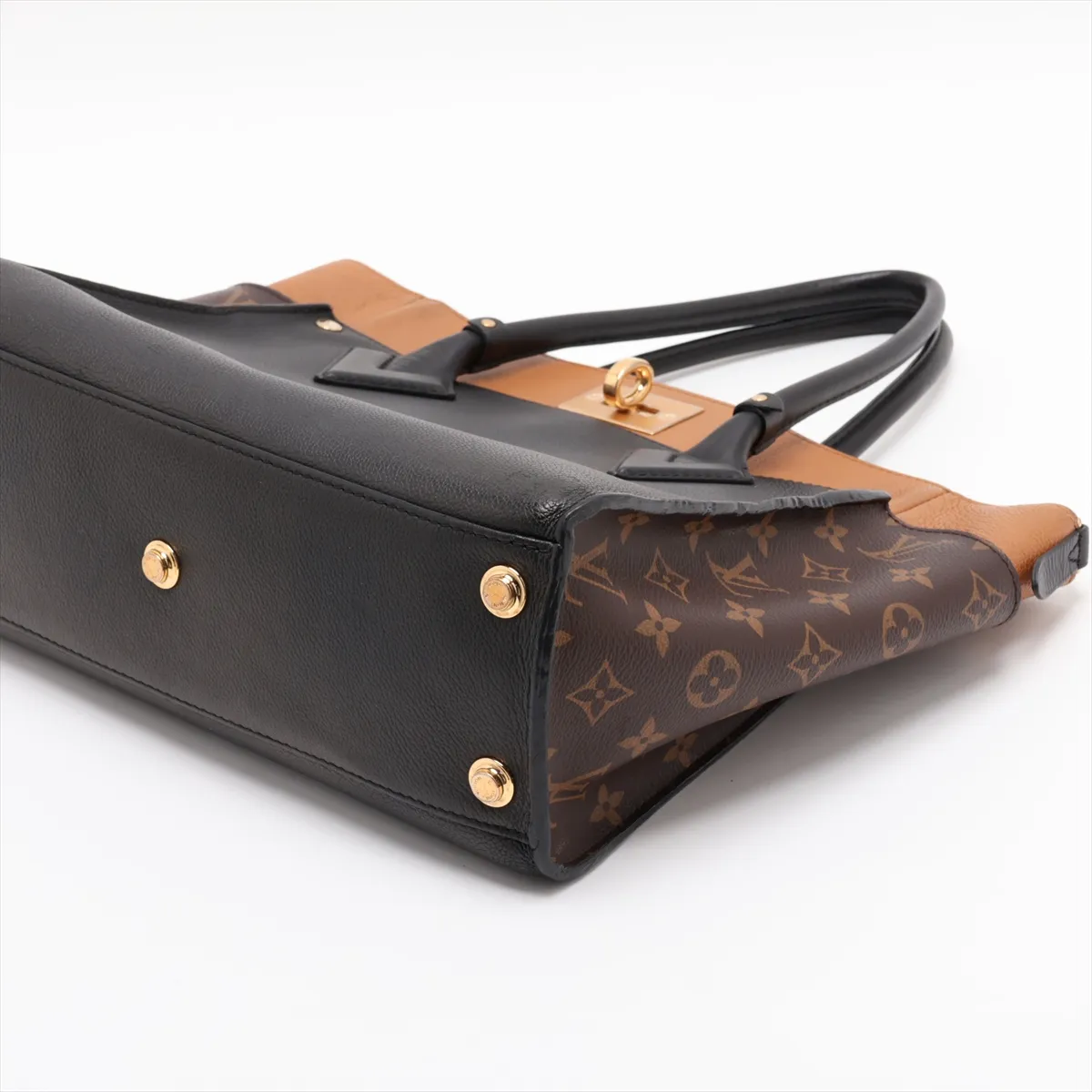 Monogram On My Side MM M53823 SR1149 Black x Brown (RFID detected) — view 3