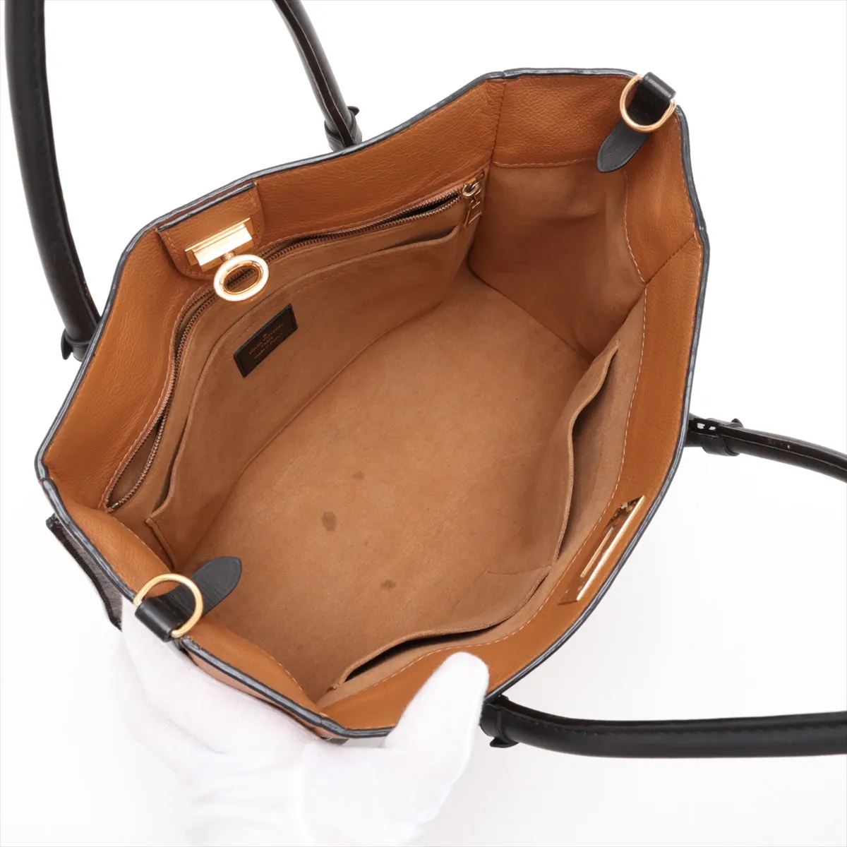 Monogram On My Side MM M53823 SR1149 Black x Brown (RFID detected) — view 8
