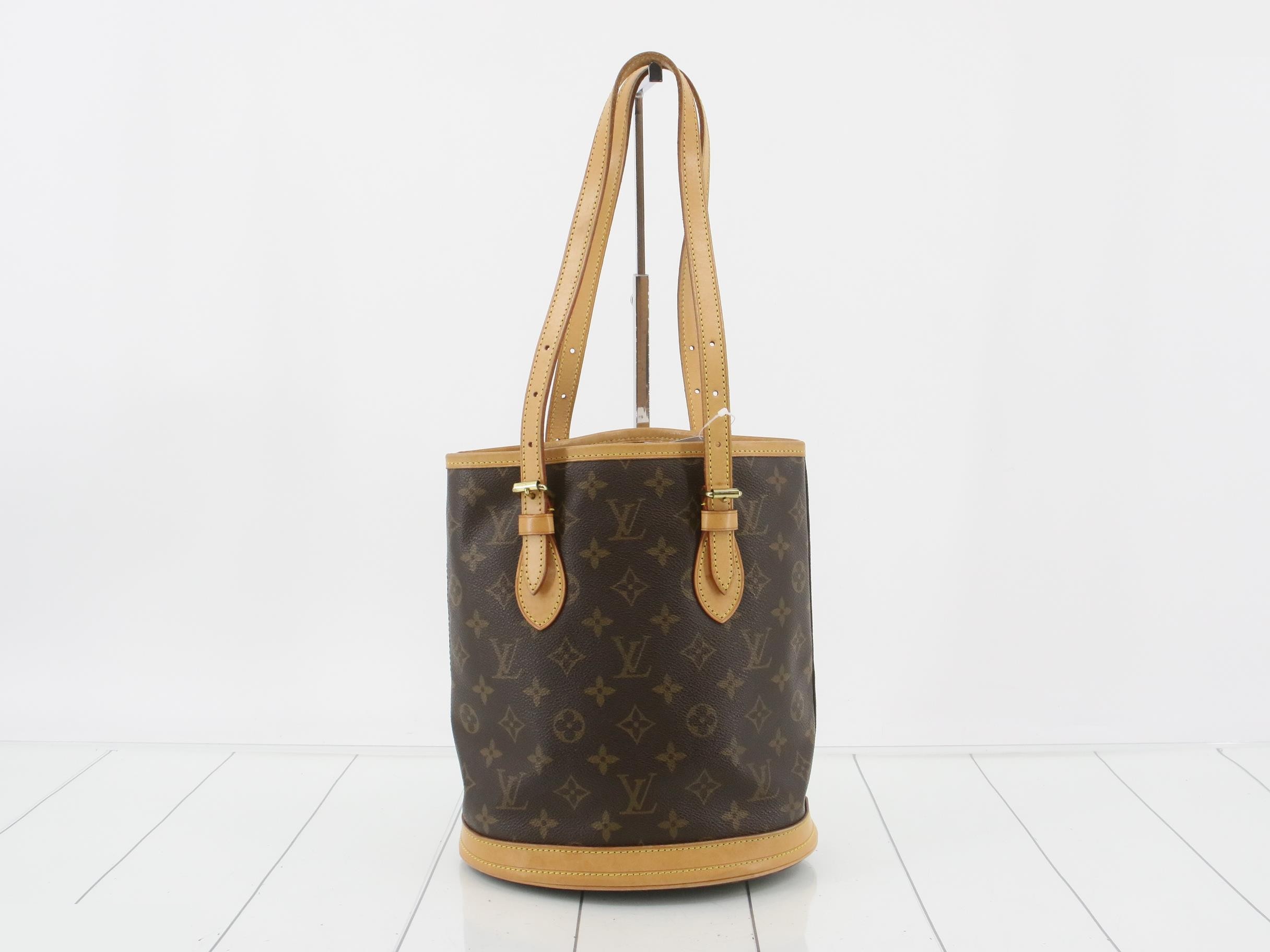Monogram Bucket PM Tote Bag with Pouch — view 2