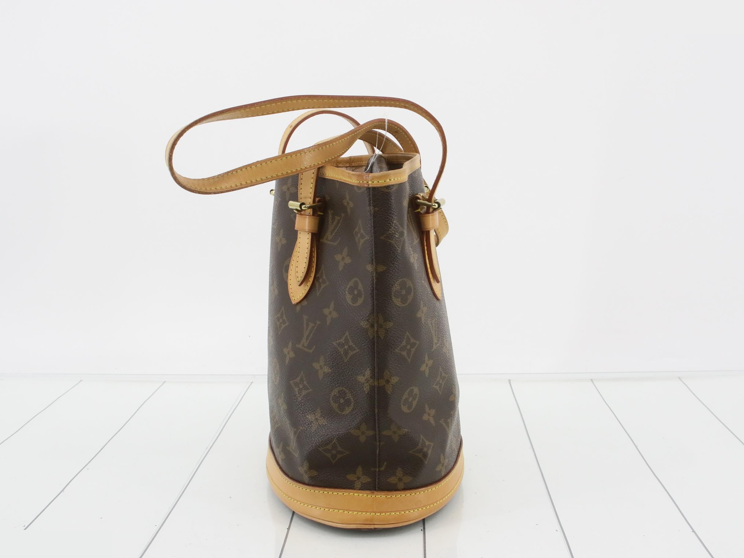 Monogram Bucket PM Tote Bag with Pouch — view 3