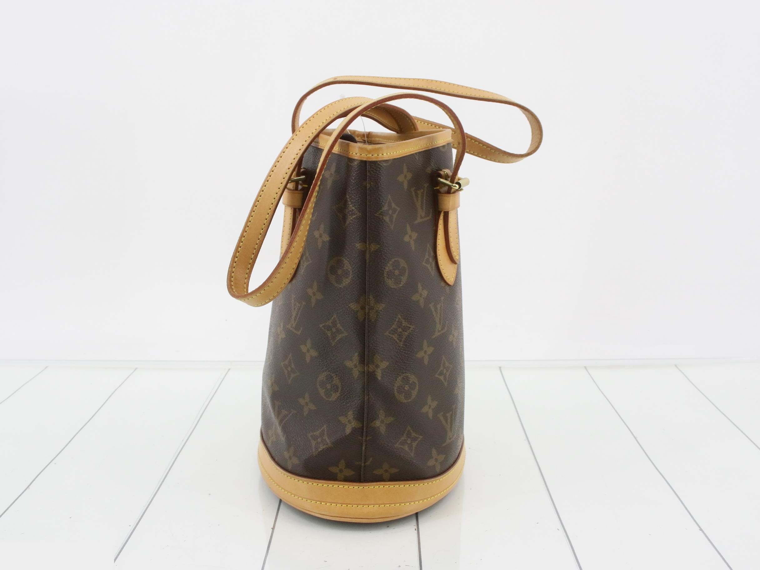 Monogram Bucket PM Tote Bag with Pouch — view 4