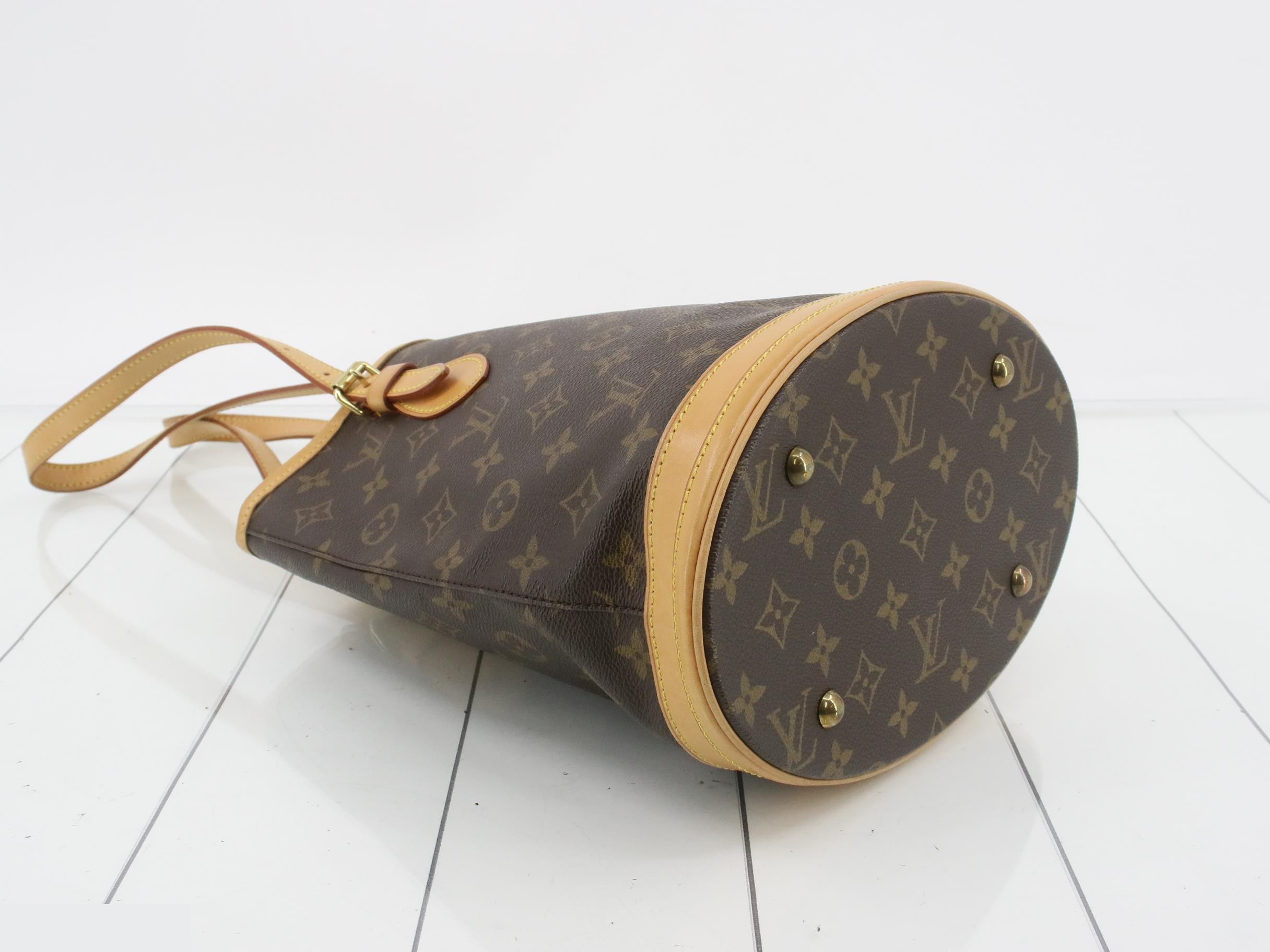 Monogram Bucket PM Tote Bag with Pouch — view 5
