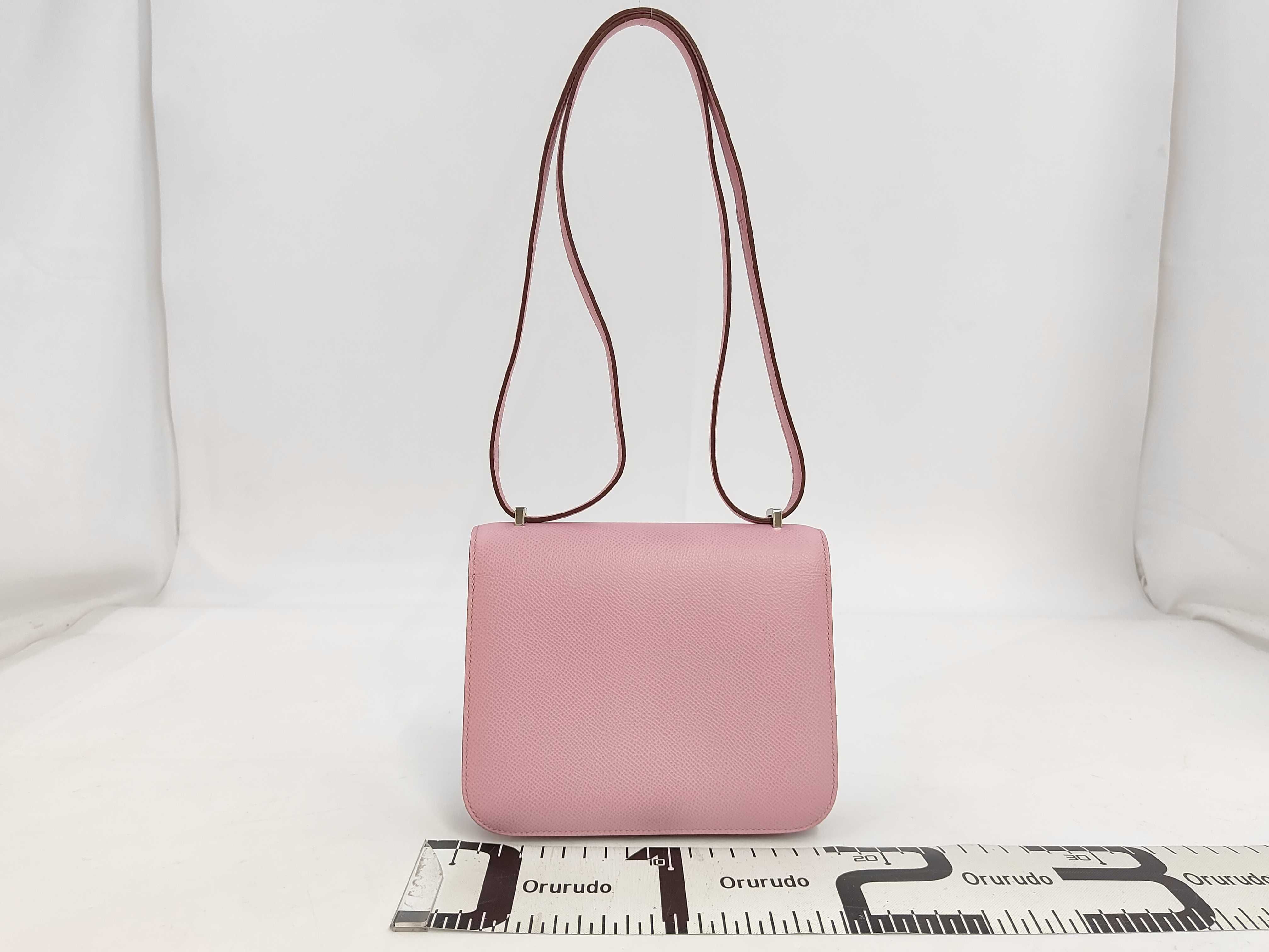 Constance 18 Veau Epsom/Pink Z-stamped Shoulder Bag — view 2