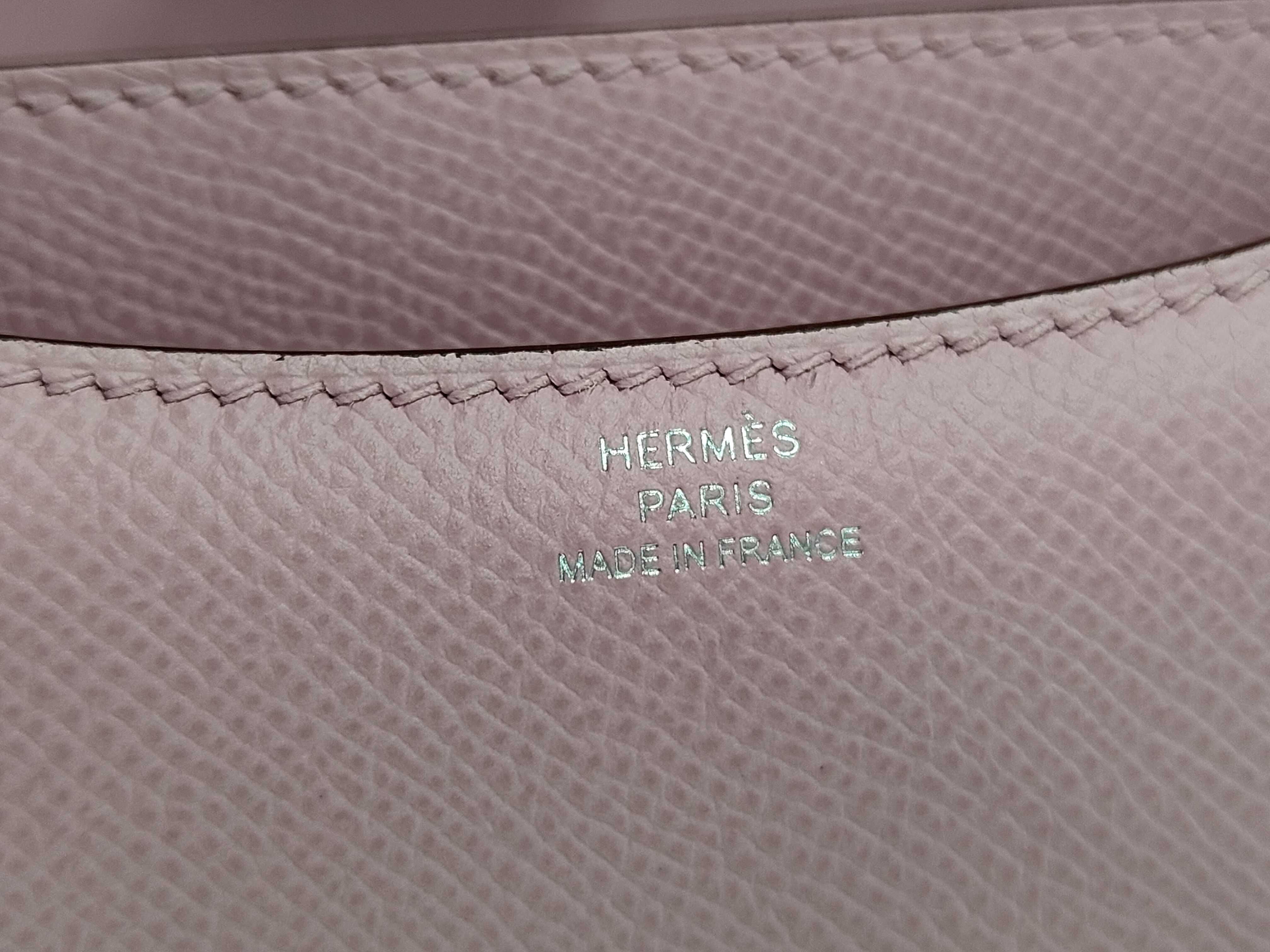Constance 18 Veau Epsom/Pink Z-stamped Shoulder Bag — view 12