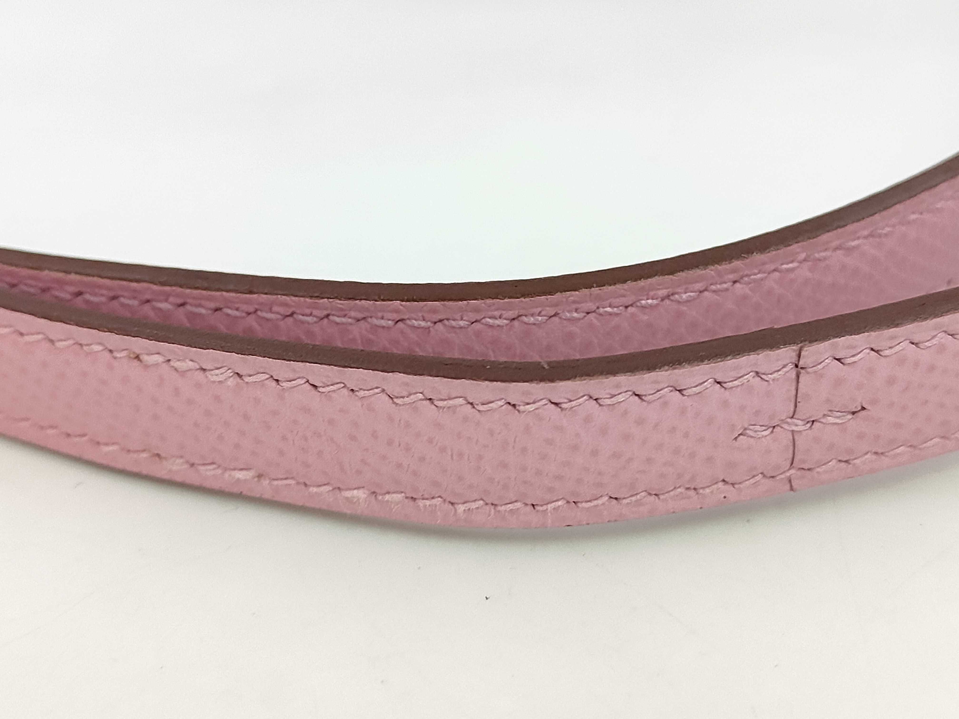 Constance 18 Veau Epsom/Pink Z-stamped Shoulder Bag — view 7