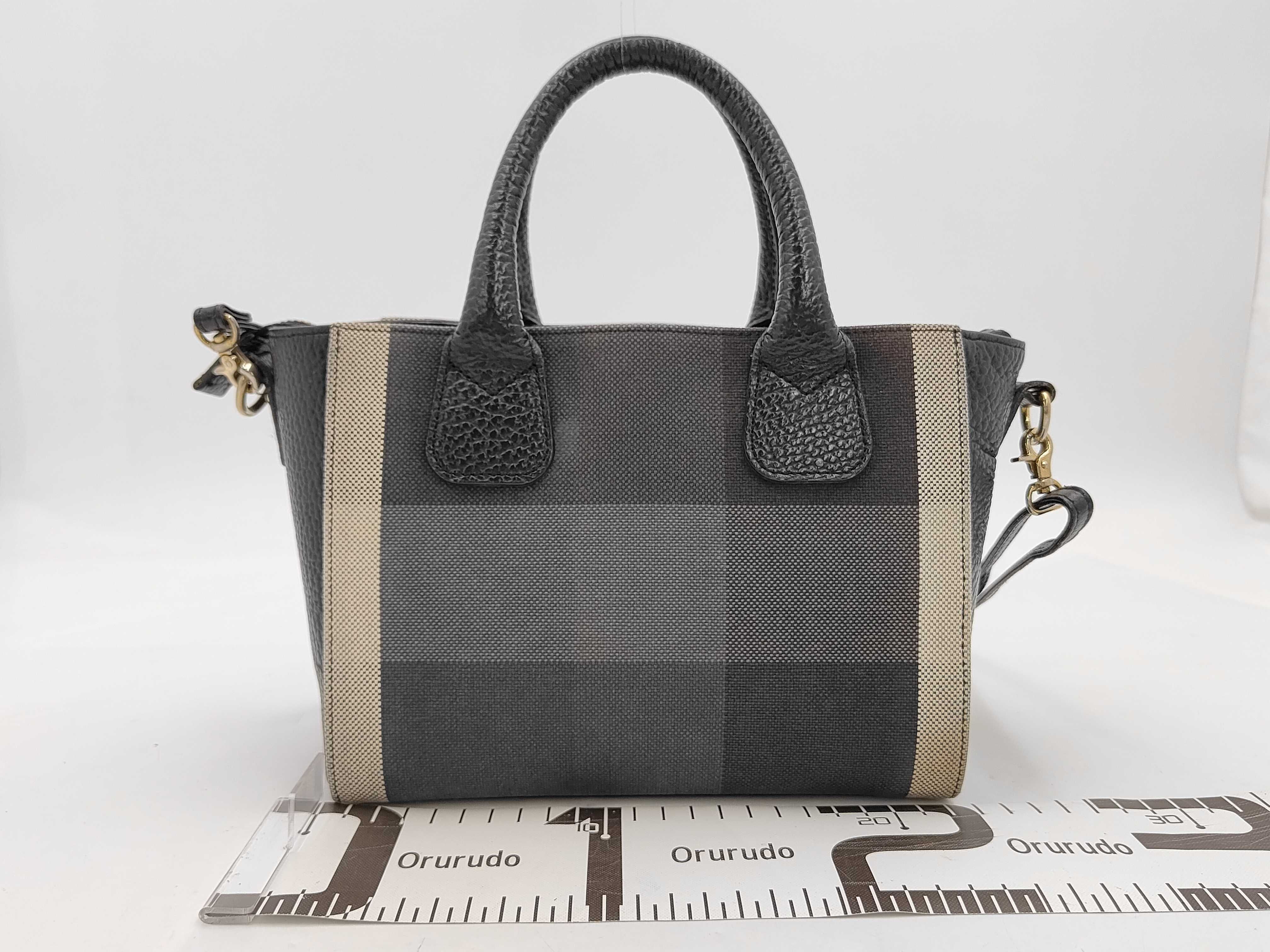 Blue Label Nova Check 2-Way Shoulder Bag with Strap (Handbag) — view 2