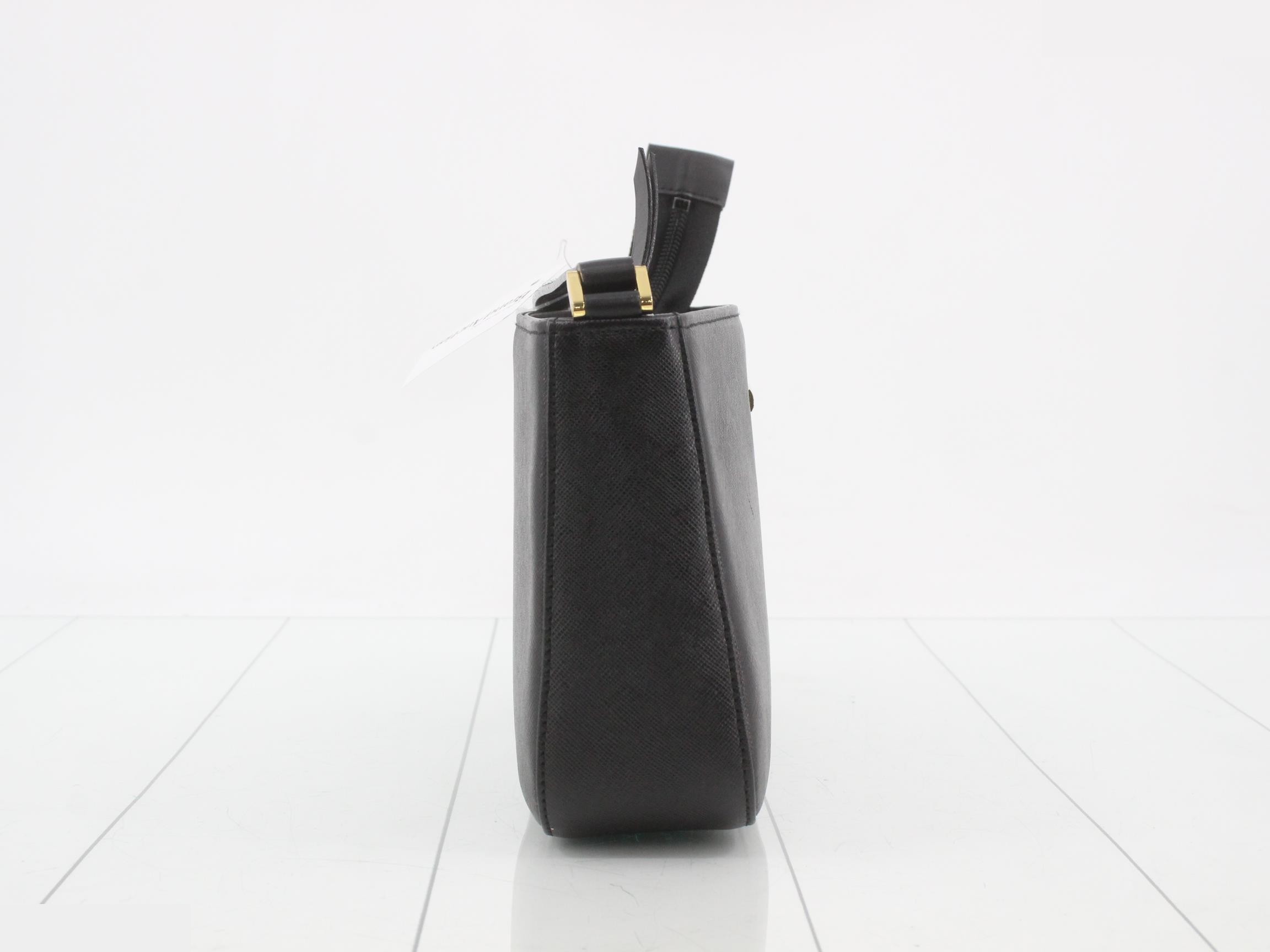 Leather Nova Check Shoulder Bag — view 4
