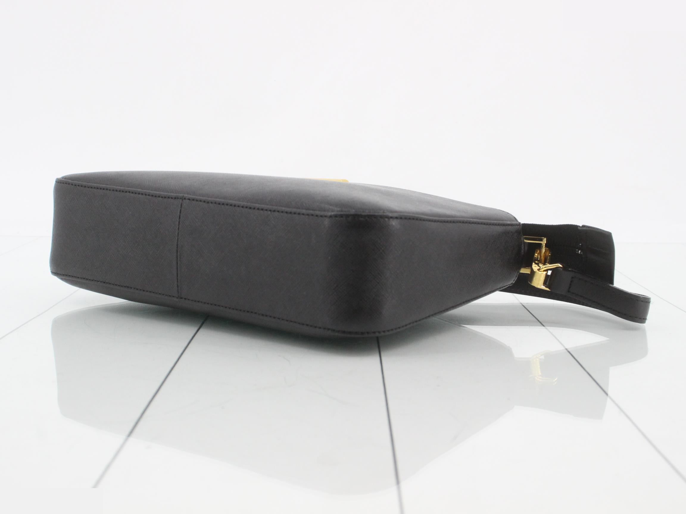 Leather Nova Check Shoulder Bag — view 6
