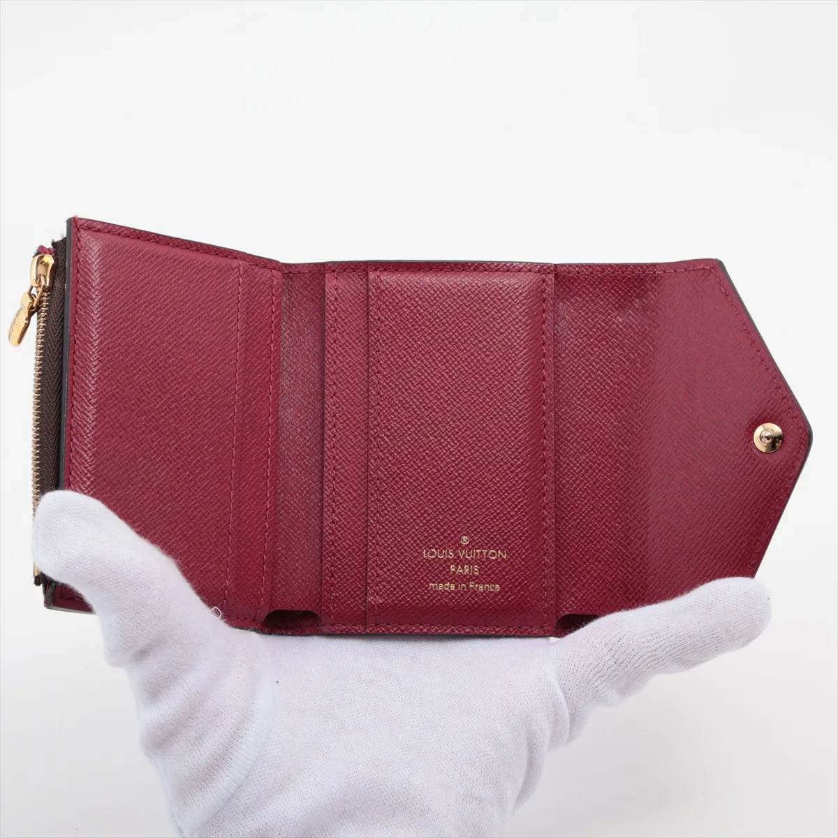 Monogram Portefeuille Zoe M62932 TS2159 Fuchsia Compact Wallet — view 4