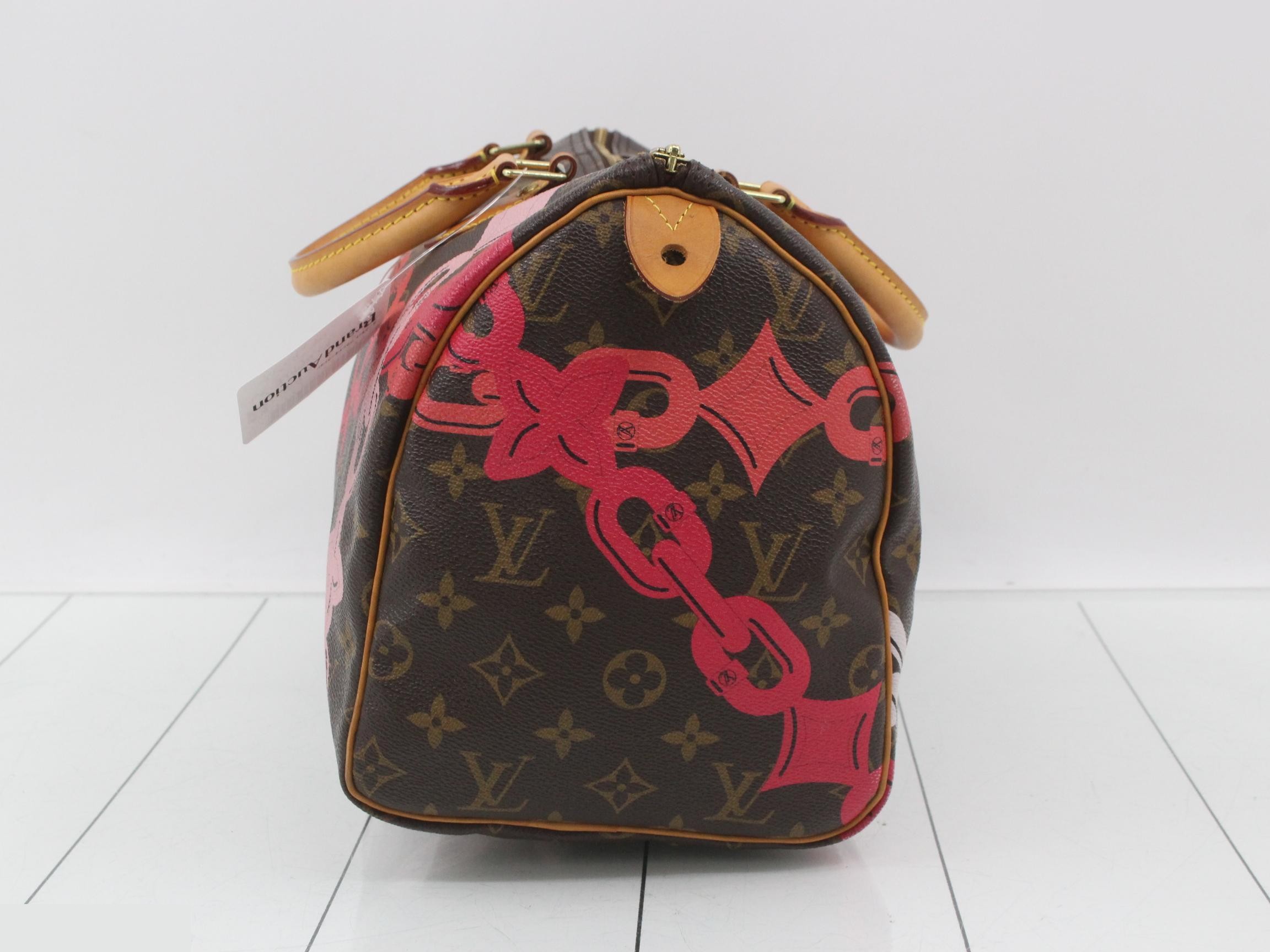 Monogram Bay Chain Pattern Speedy 30 M41989 — view 3