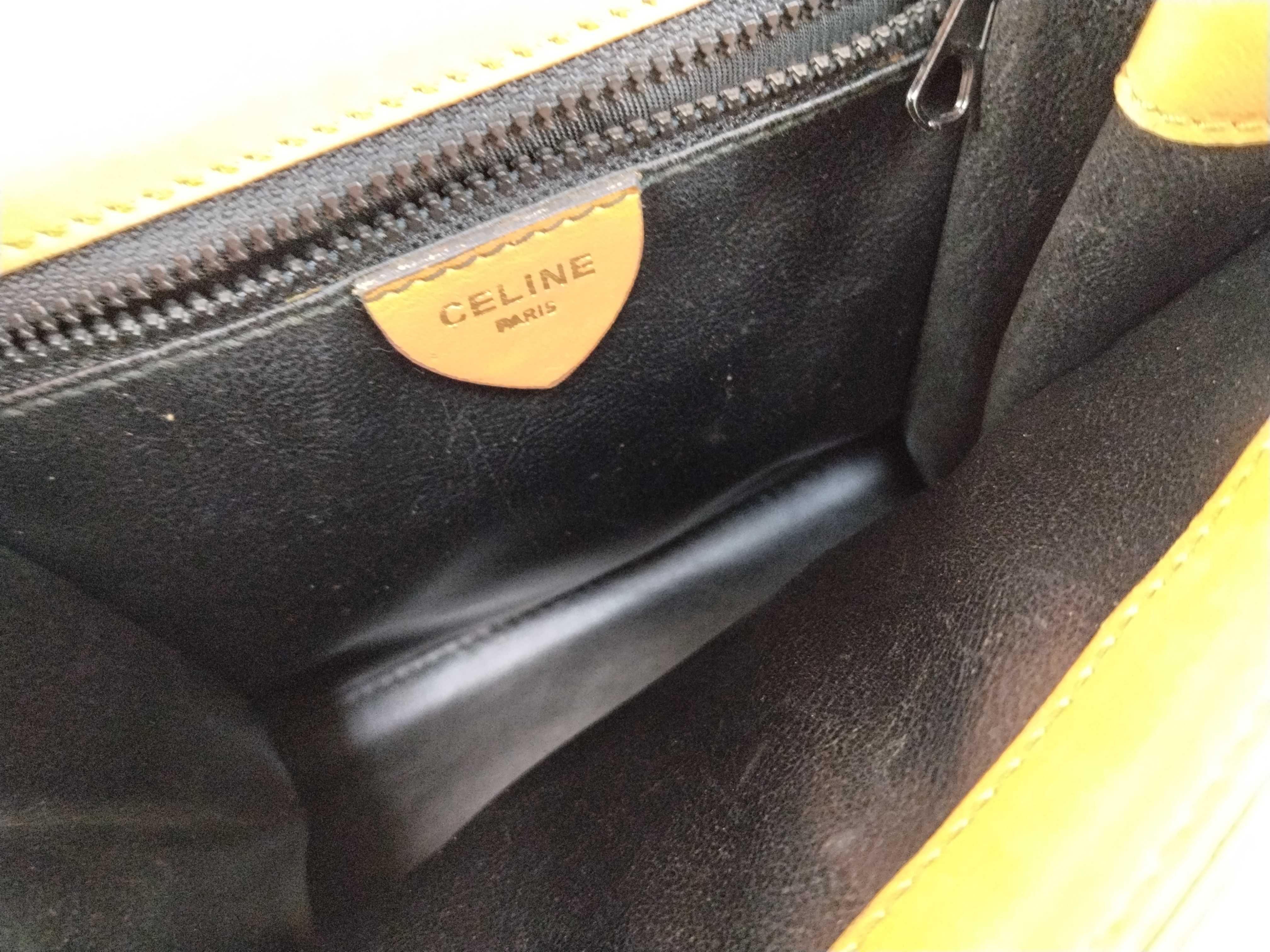 Vintage Handbag, All Leather, Camel Handbag — view 10