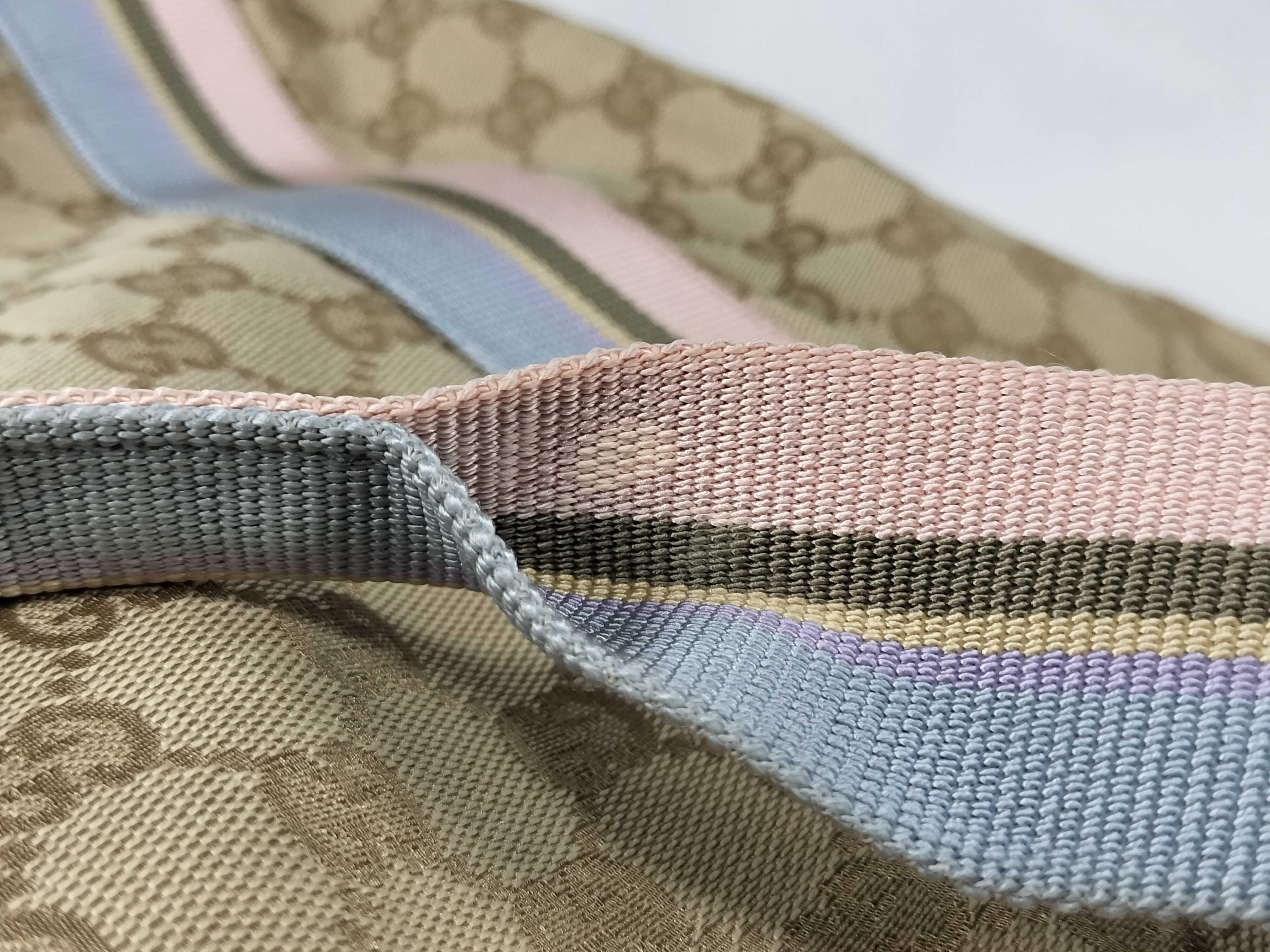 GG Canvas Gucci Tote Bag Canvas Leather GG Pattern Sherry Line Tote Bag — view 14