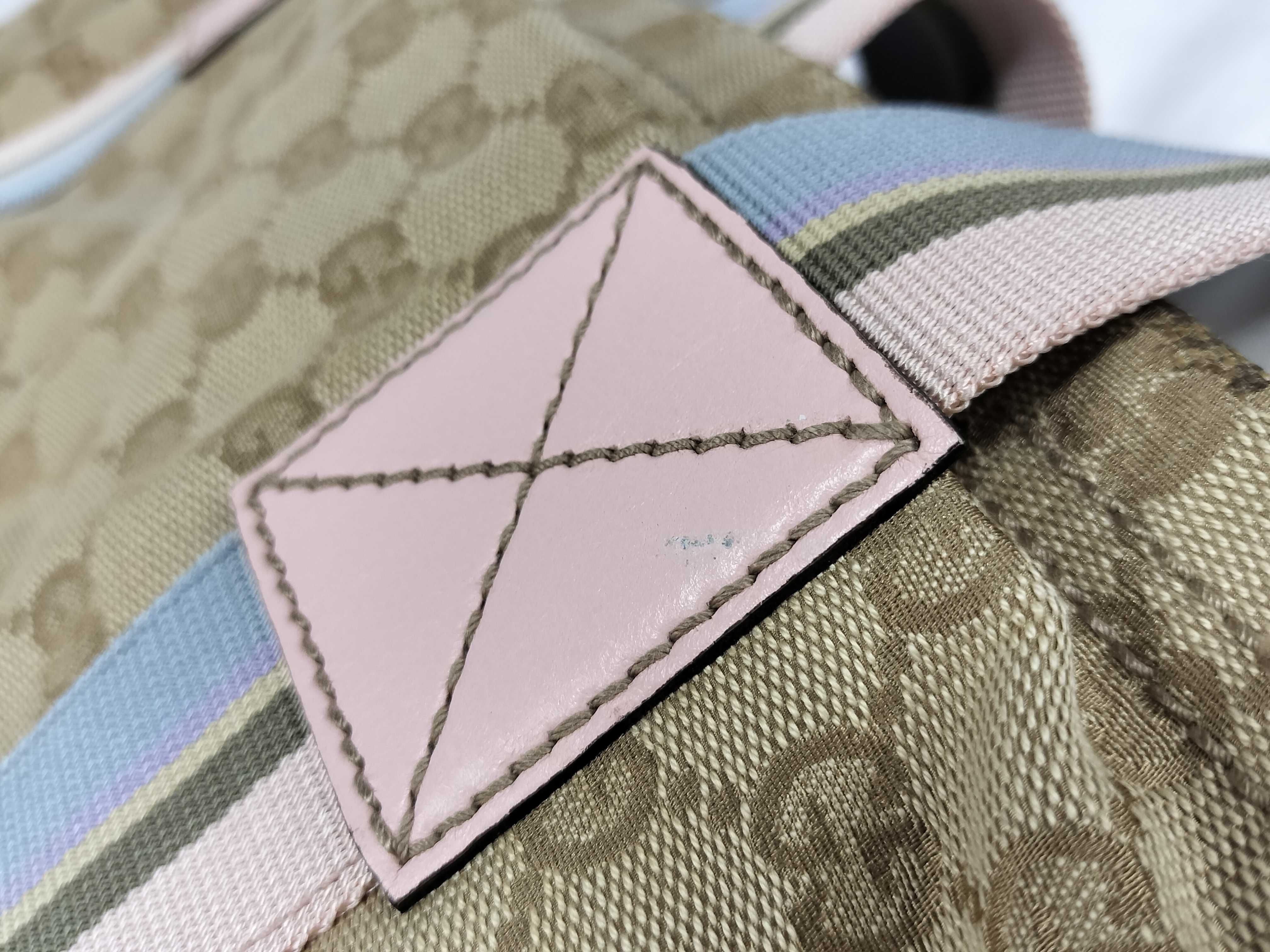 GG Canvas Gucci Tote Bag Canvas Leather GG Pattern Sherry Line Tote Bag — view 15