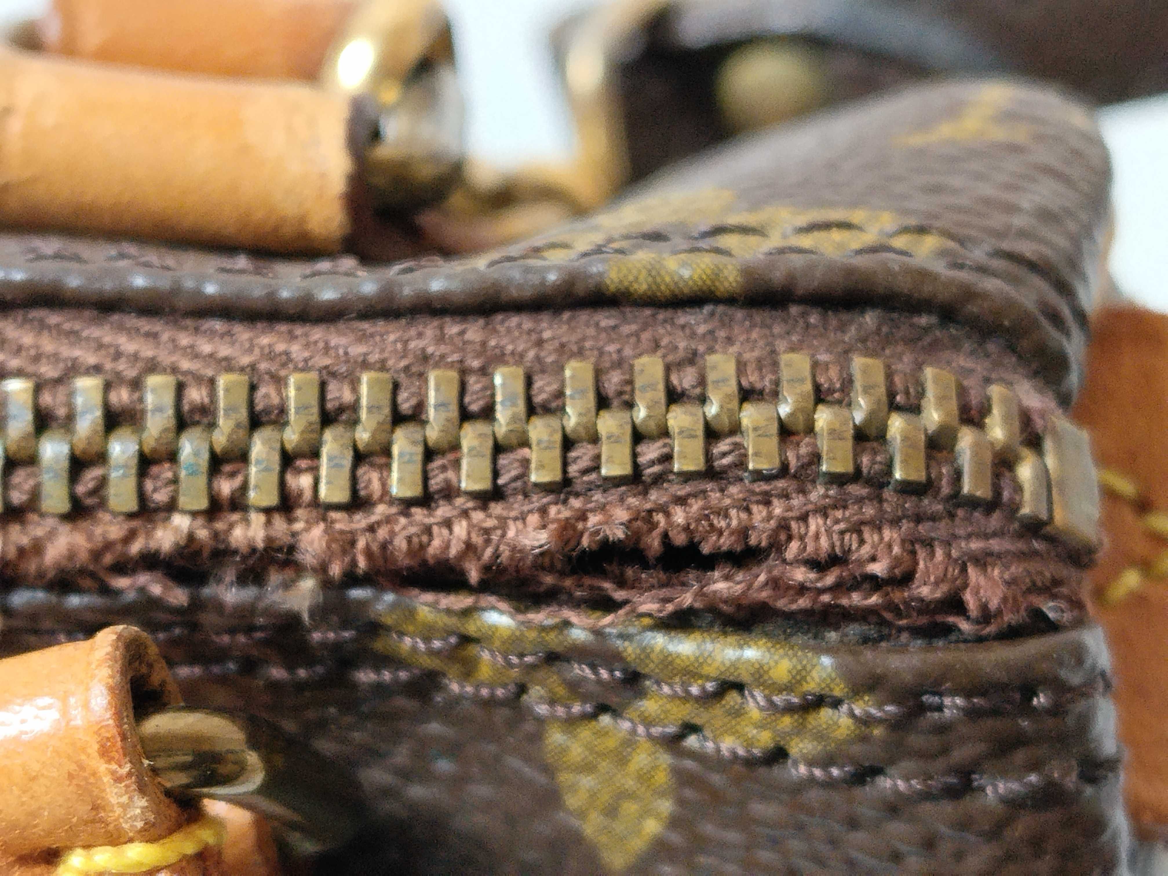 Monogram Mini Speedy Shoulder Bag with Stamp — view 6