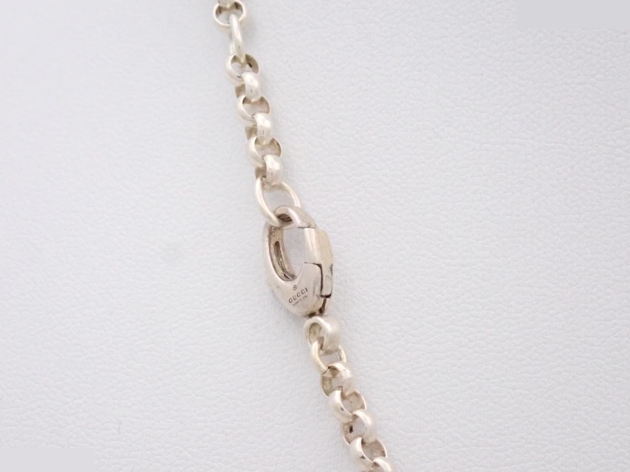 logo necklace, 925 silver, 20.8g, chain approximately 43cm. — view 2