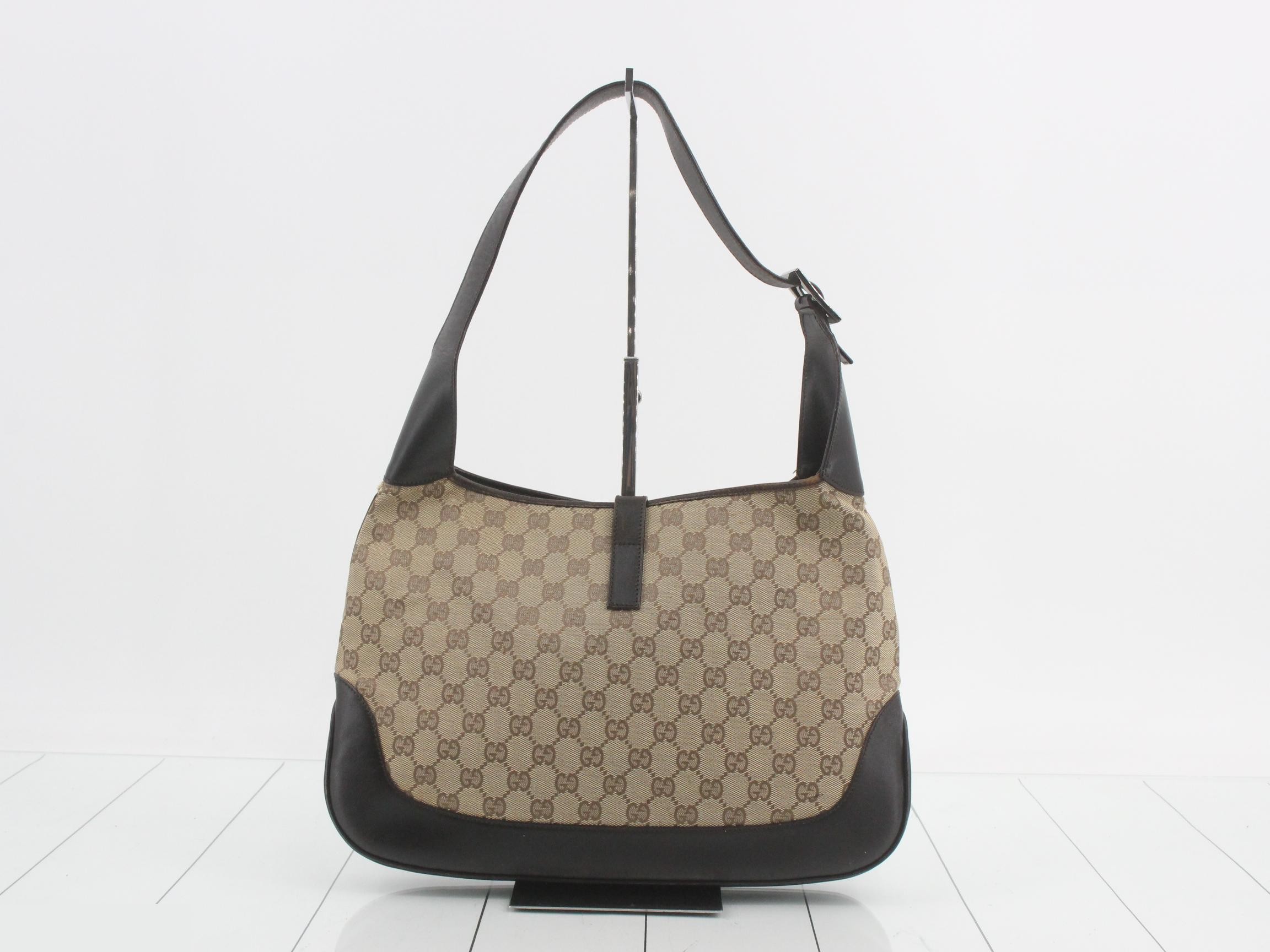 older model, Jackie, Sherry Line, GG canvas, one-shoulder bag — view 2