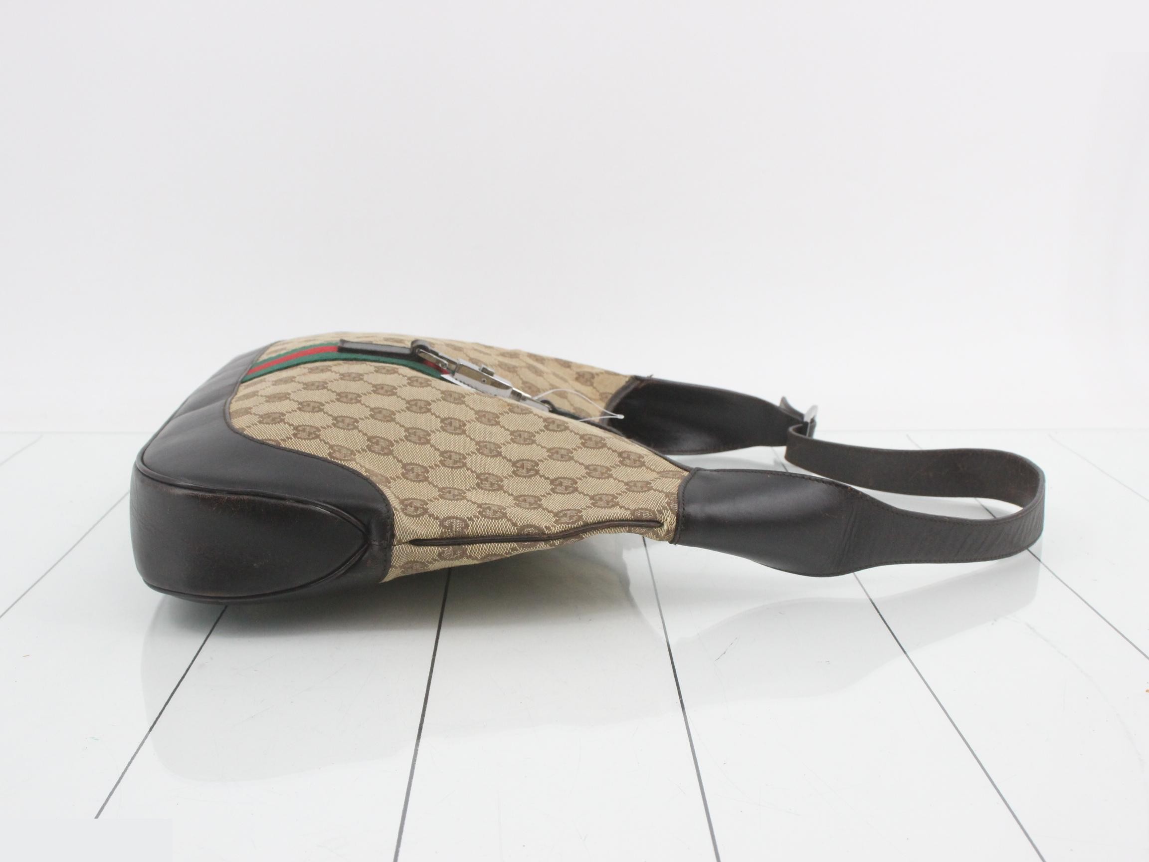 older model, Jackie, Sherry Line, GG canvas, one-shoulder bag — view 3