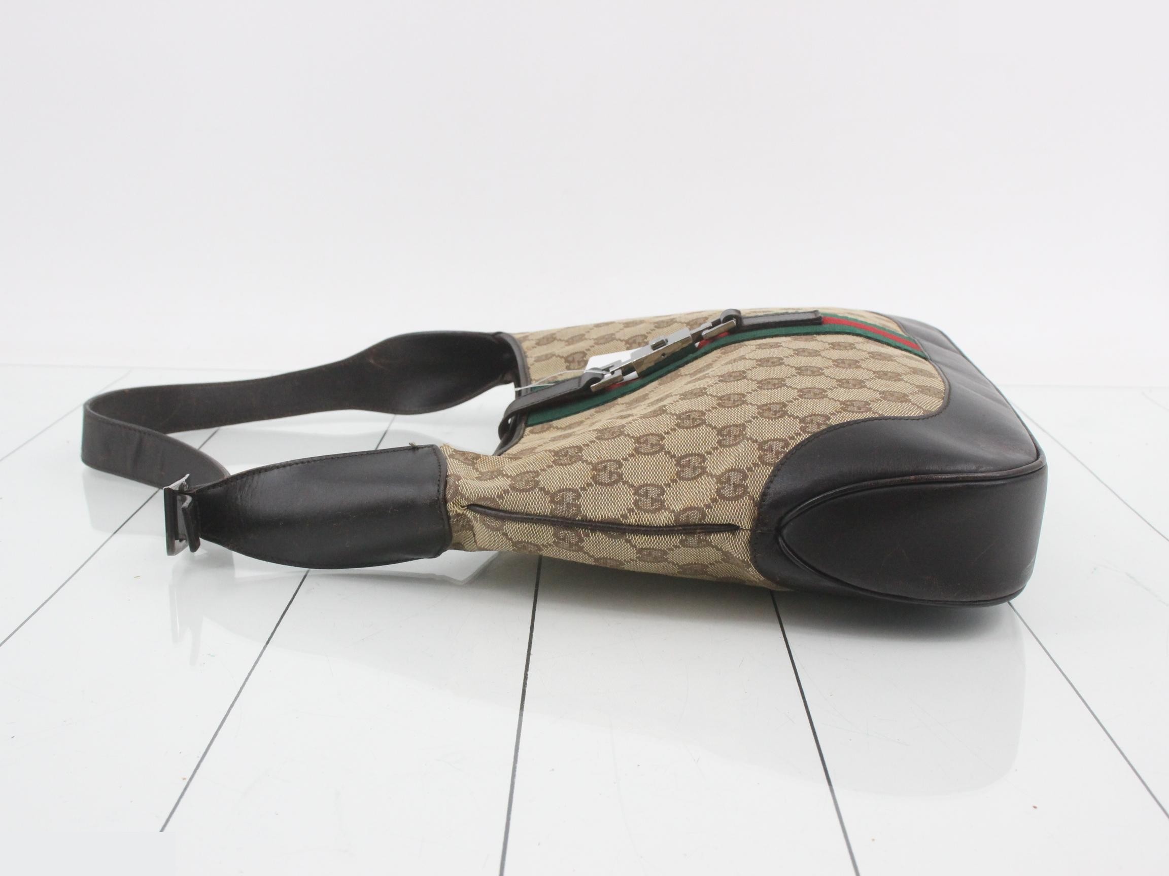 older model, Jackie, Sherry Line, GG canvas, one-shoulder bag — view 4