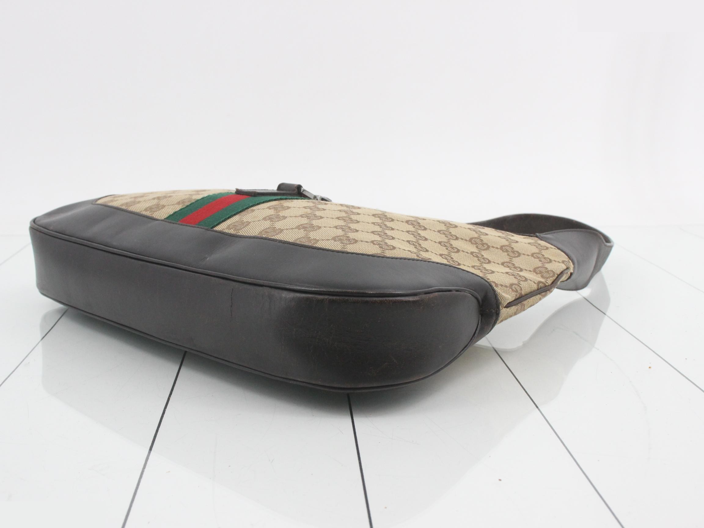 older model, Jackie, Sherry Line, GG canvas, one-shoulder bag — view 6