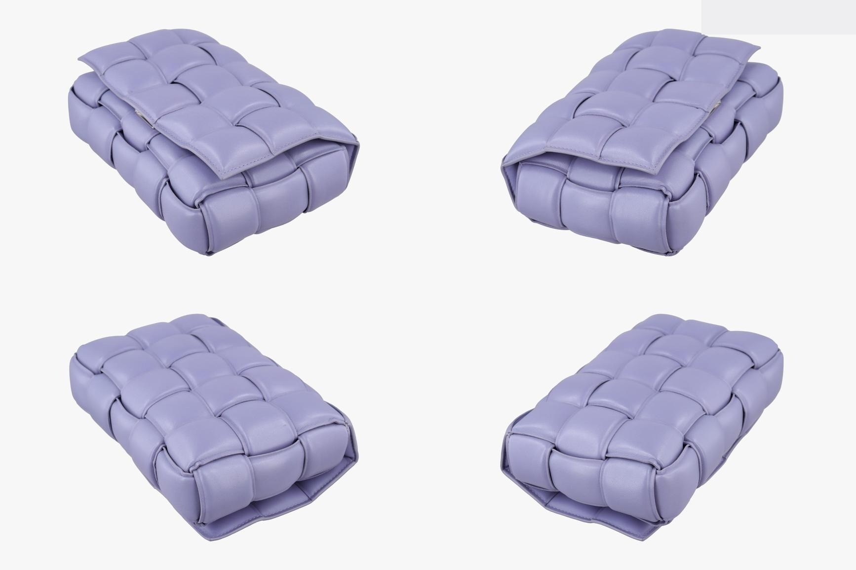 Padded Cassette Lambskin Purple — view 4