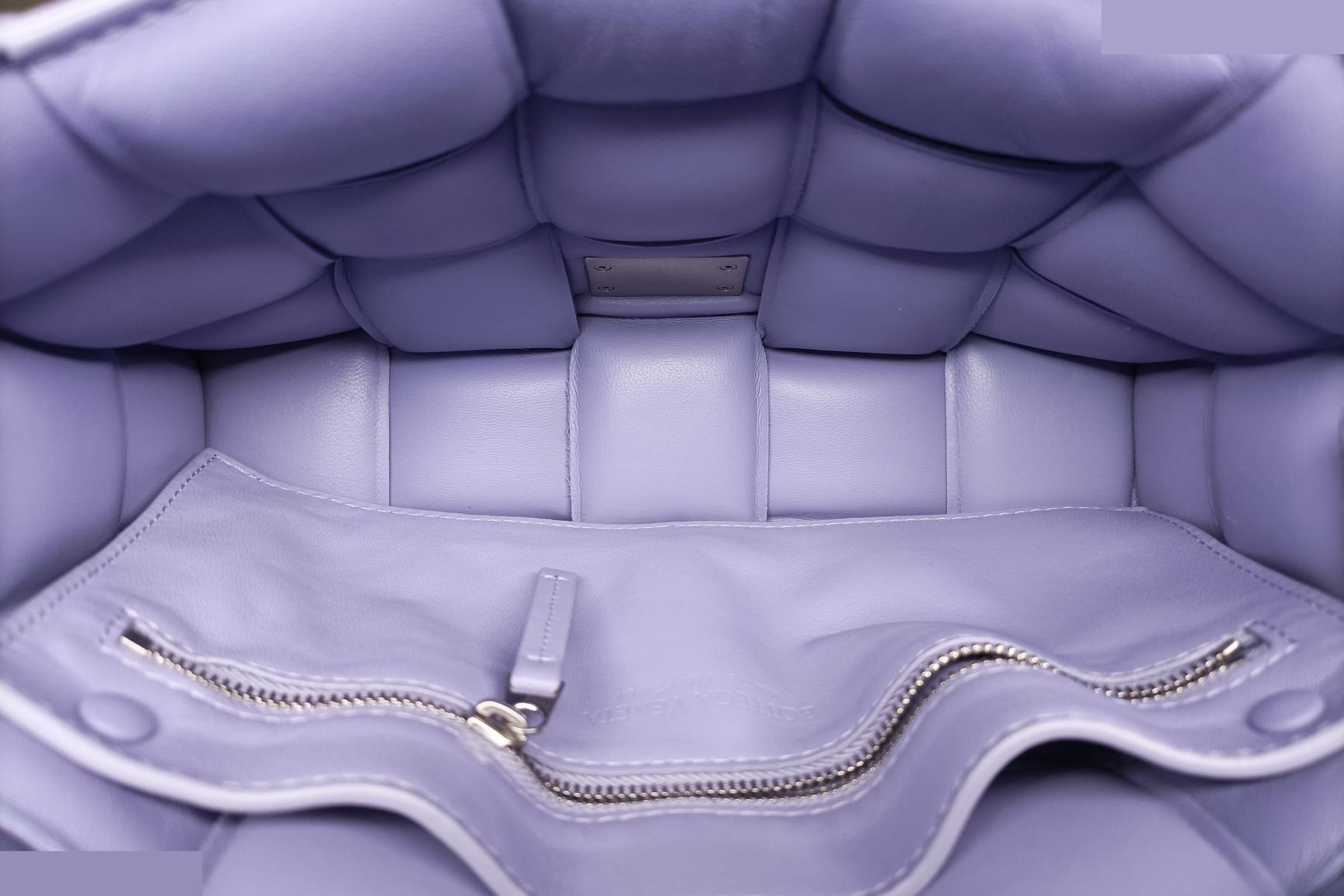 Padded Cassette Lambskin Purple — view 6