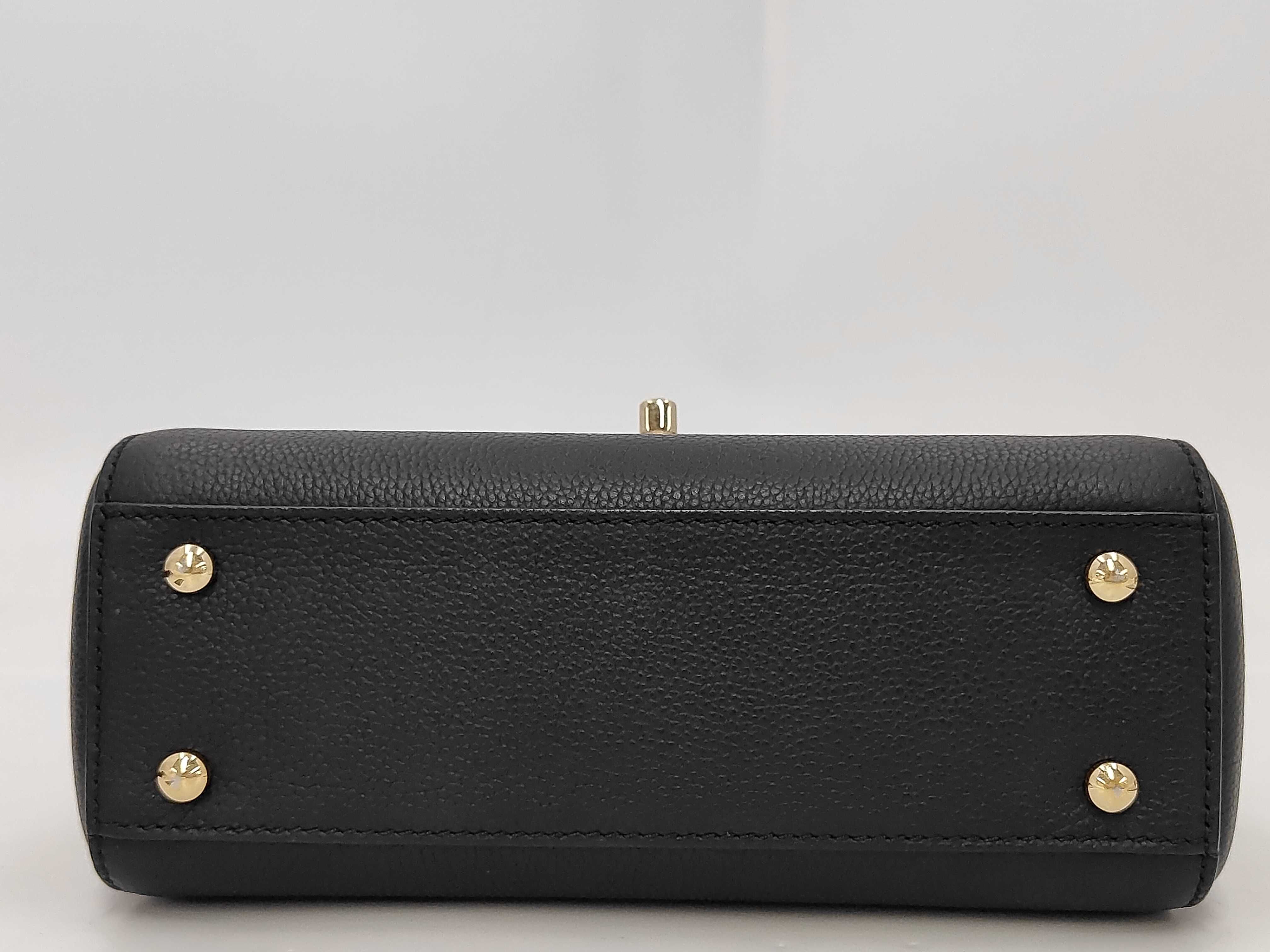 Neo Executive Tote Mini Black x Gold Calfskin No. 23 with Card Handbag — view 4