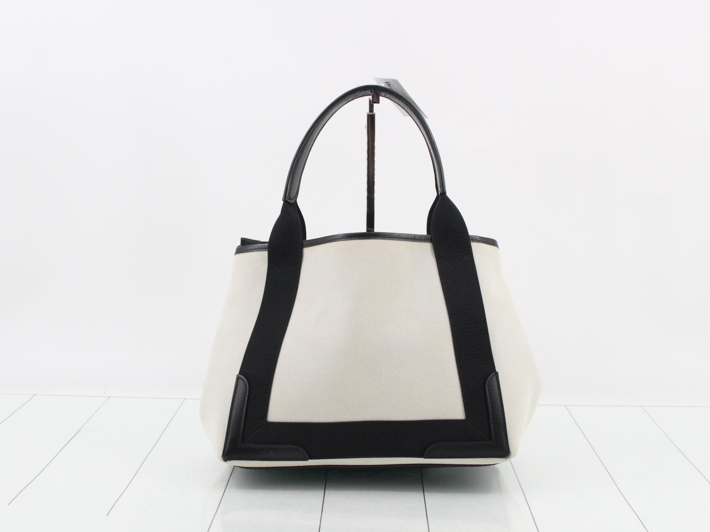 Navy Cabas handbag with pouch — view 2