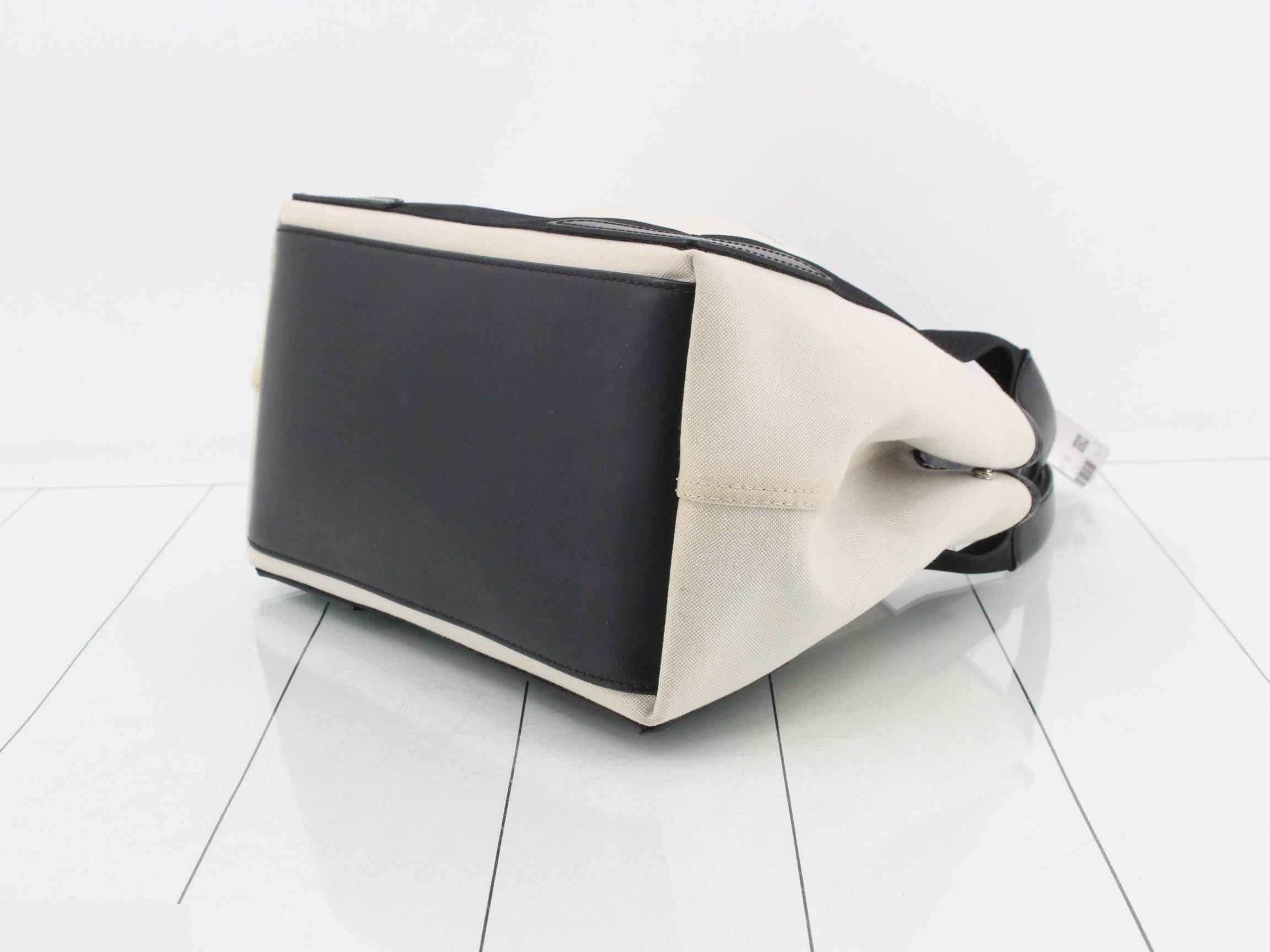 Navy Cabas handbag with pouch — view 6