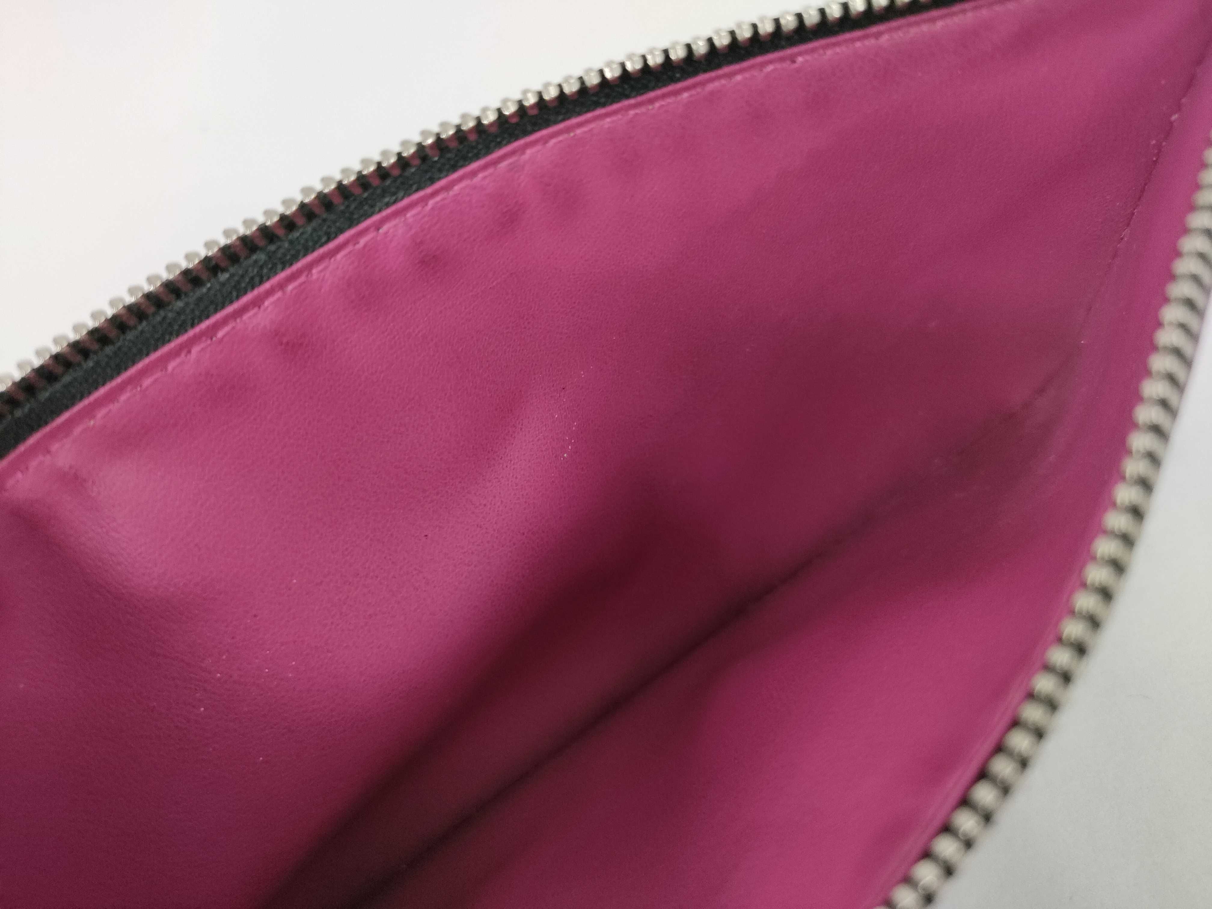 Epi Leather Pochette Felicie Epi Leather Noir Hot Pink Chain Shoulder Bag — view 13