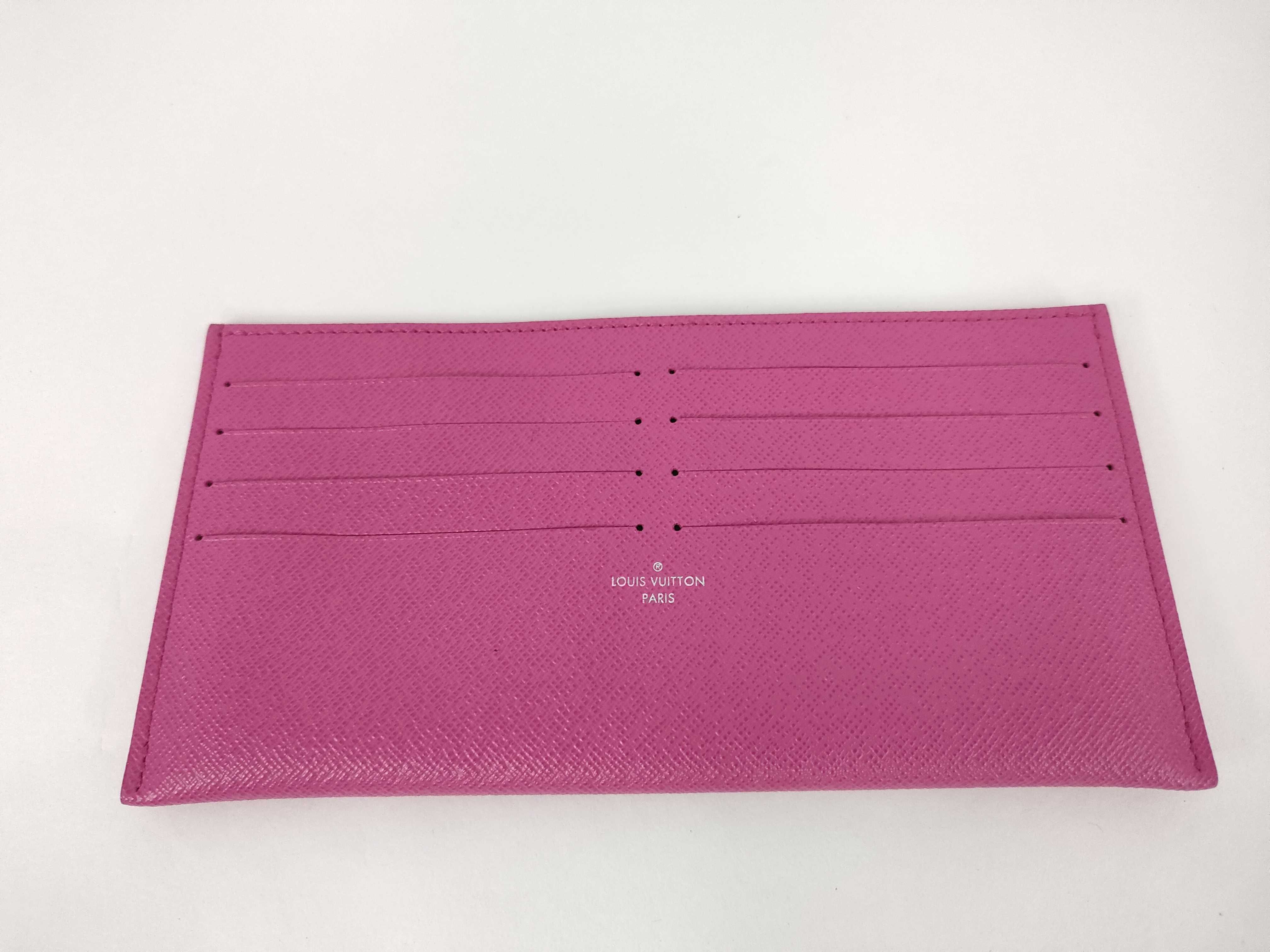 Epi Leather Pochette Felicie Epi Leather Noir Hot Pink Chain Shoulder Bag — view 14