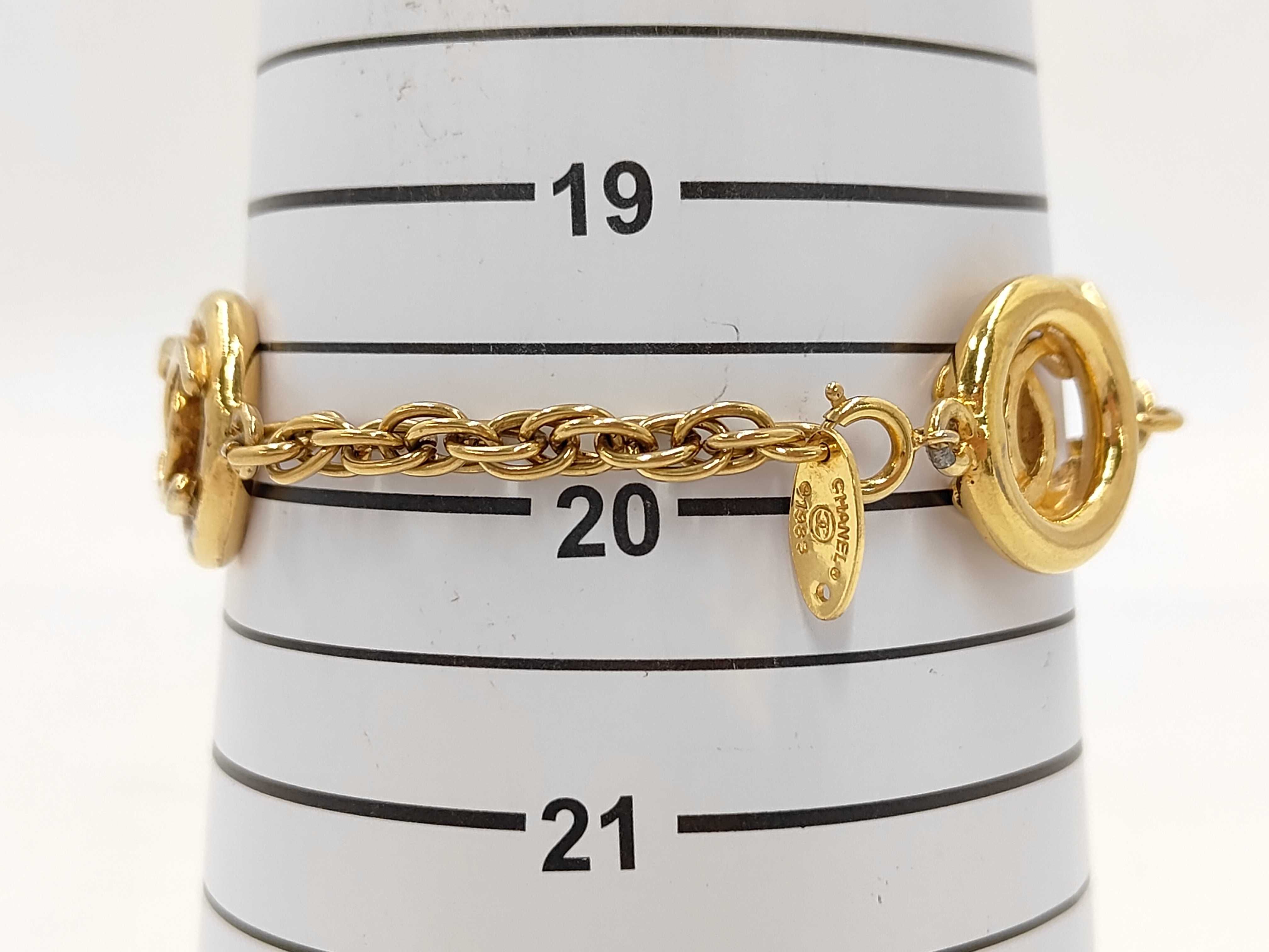 Cocomark 6P Bracelet Round GP Gold Vintage Bracelet/Bangle — view 3