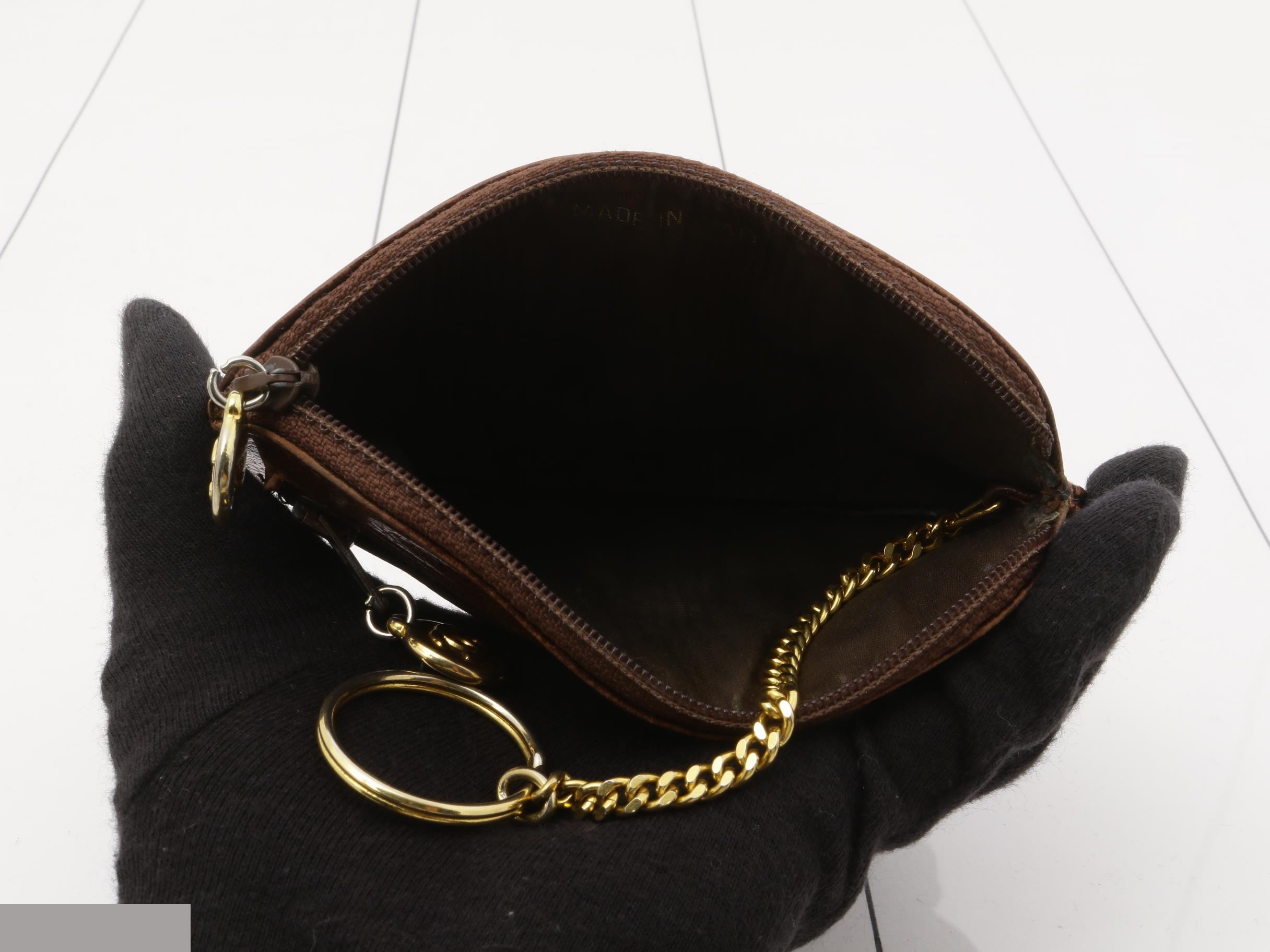 caviar leather coin case with Coco Mark, with original seal. — view 4