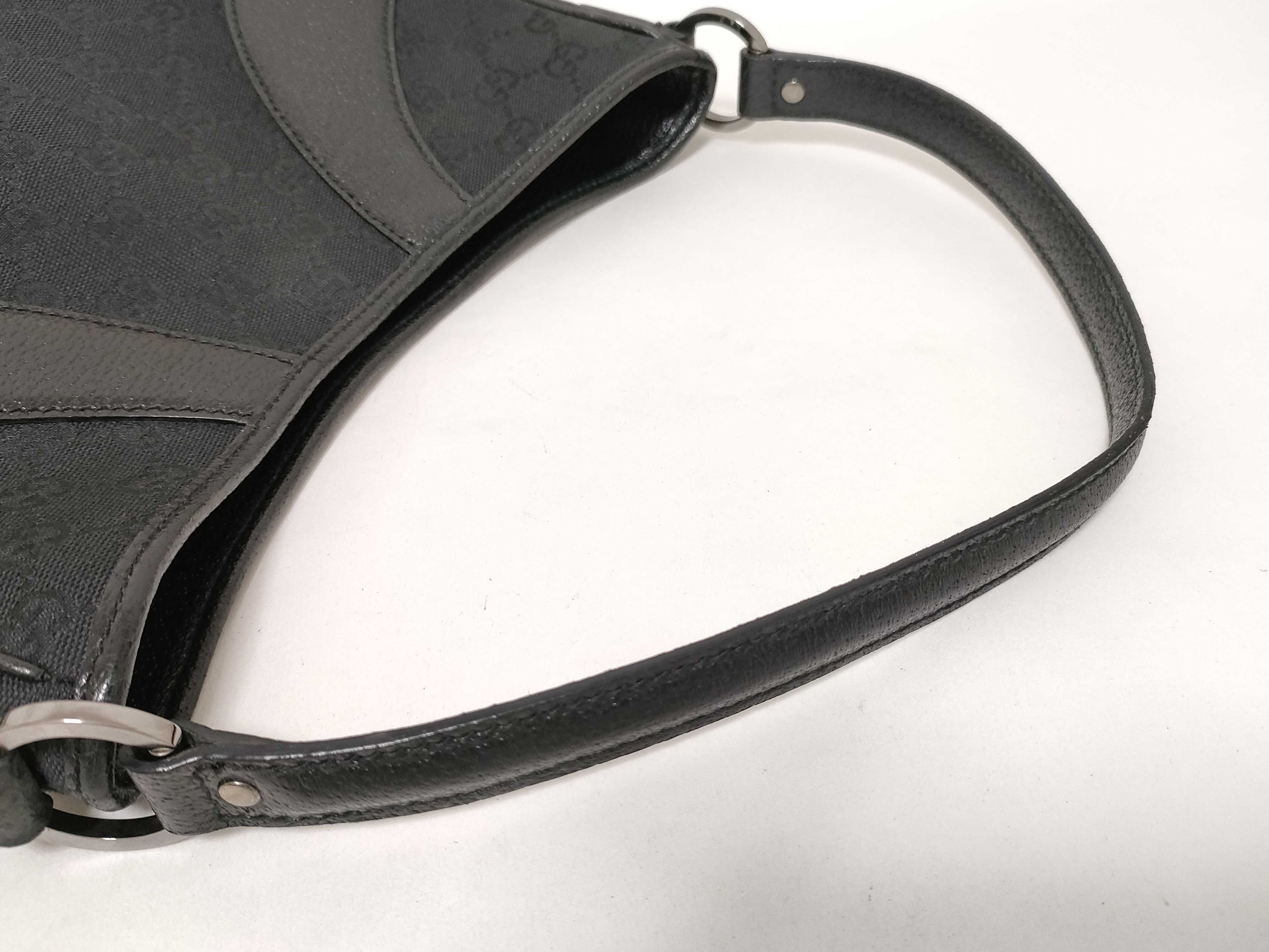 GG Canvas Gucci GG Canvas Handbag Black Handbag — view 3