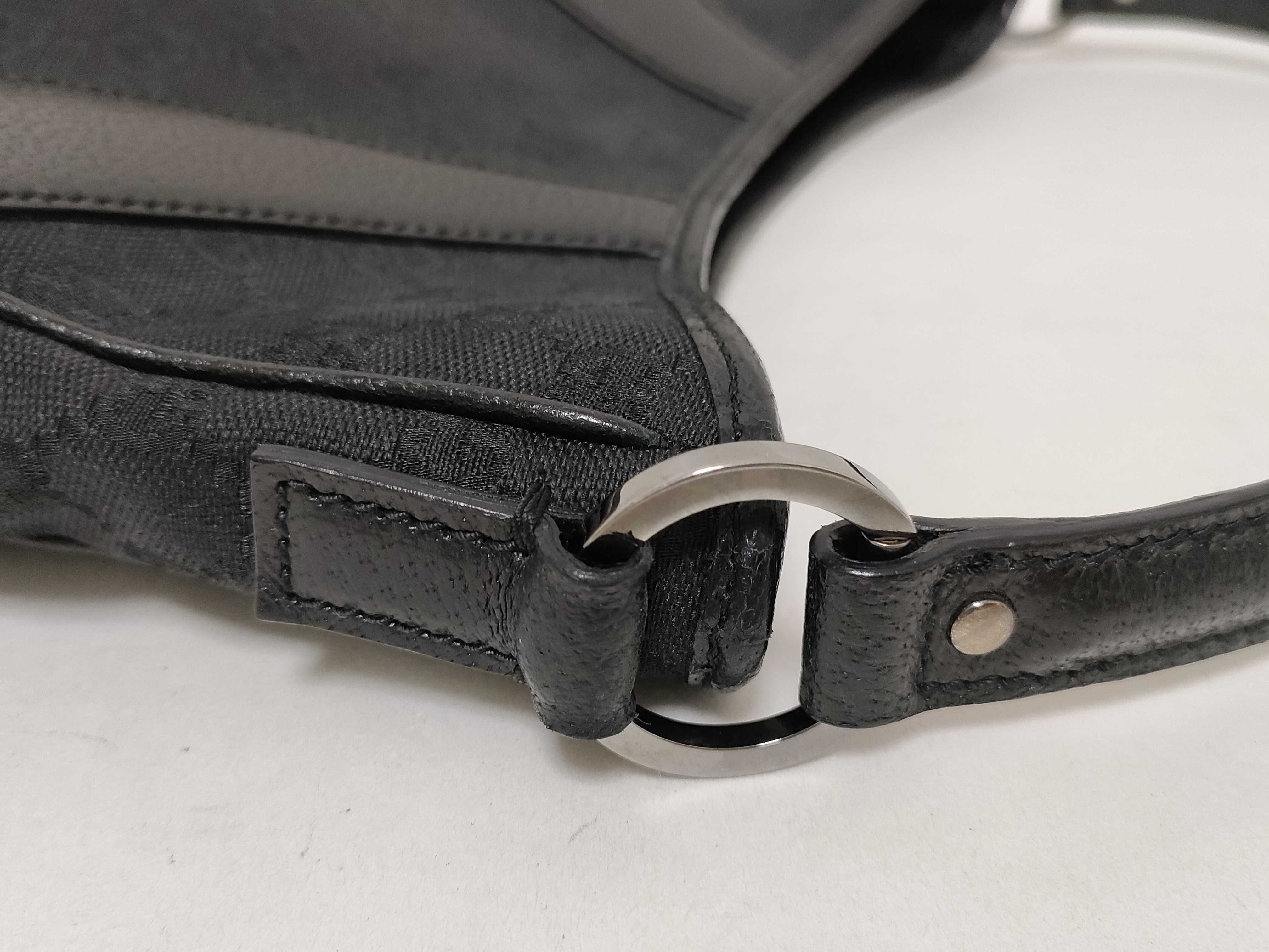 GG Canvas Gucci GG Canvas Handbag Black Handbag — view 5
