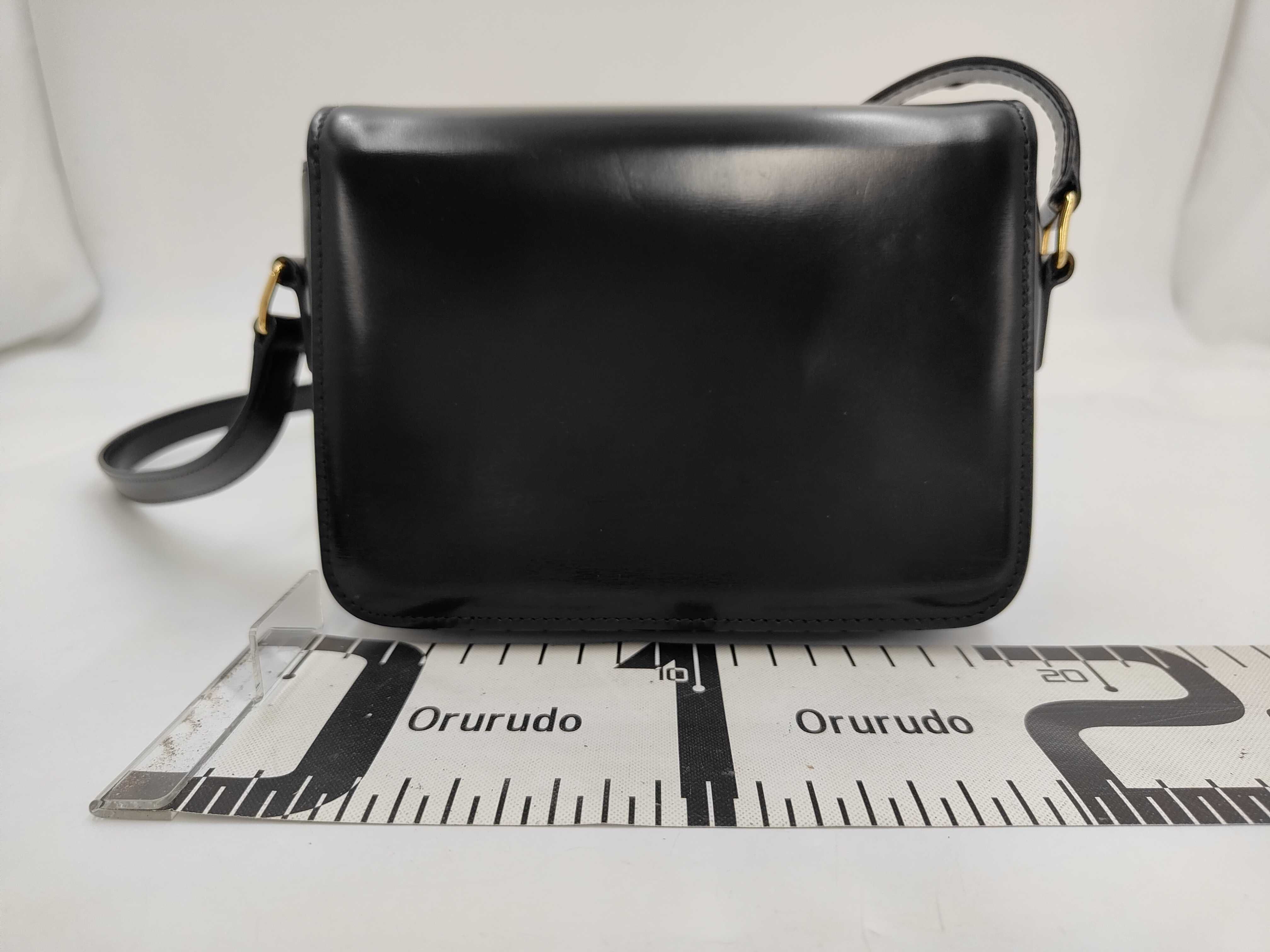 Triomphe Teen Leather Shoulder Bag Black Shoulder Bag — view 2