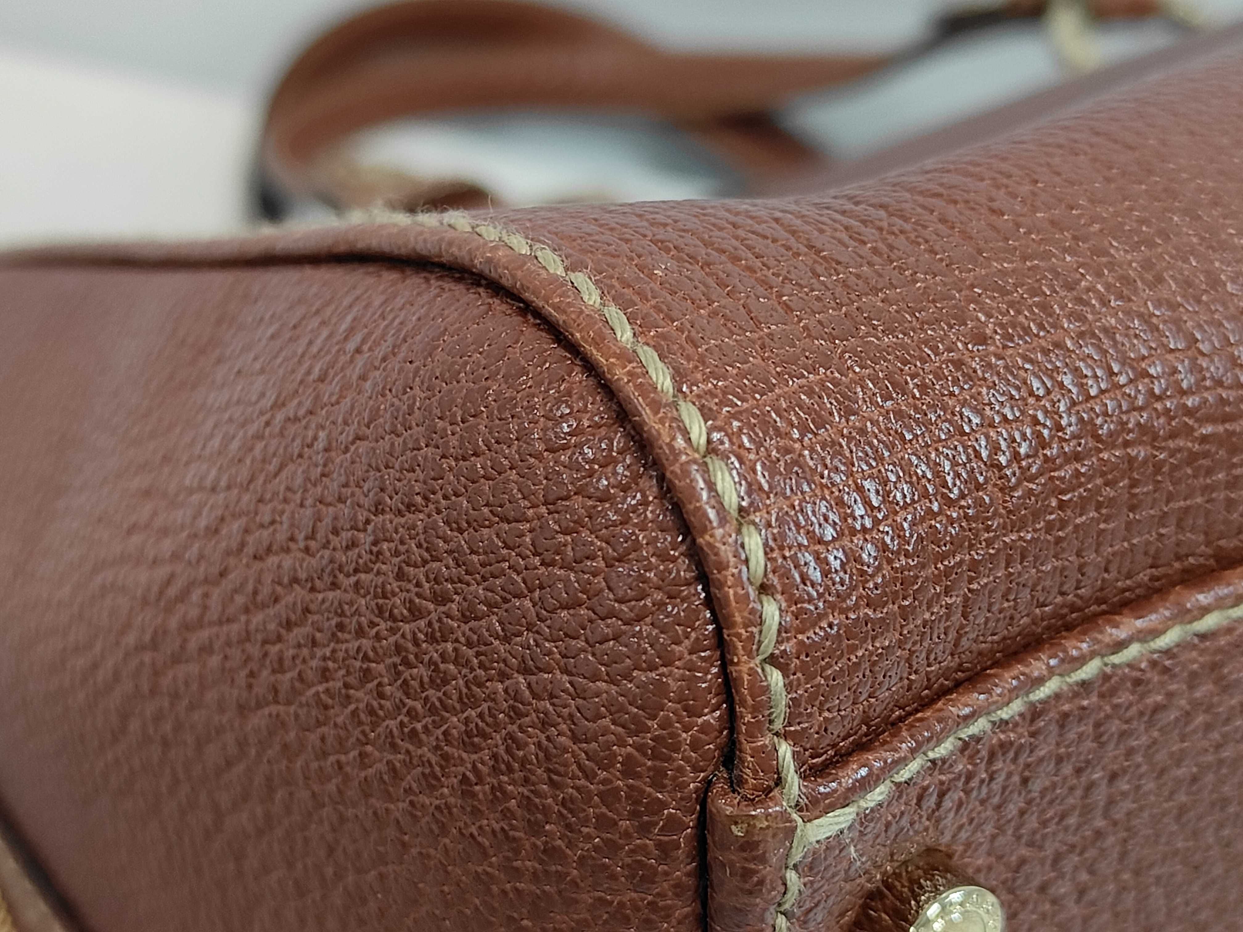 Bulgari Leather Brown Handbag Mini Boston Bag — view 3