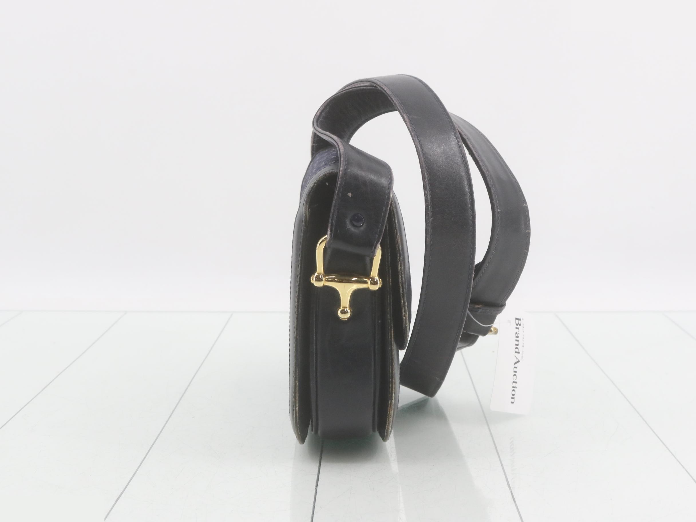 Vintage C Sulky Canvas x Leather Shoulder Bag — view 4