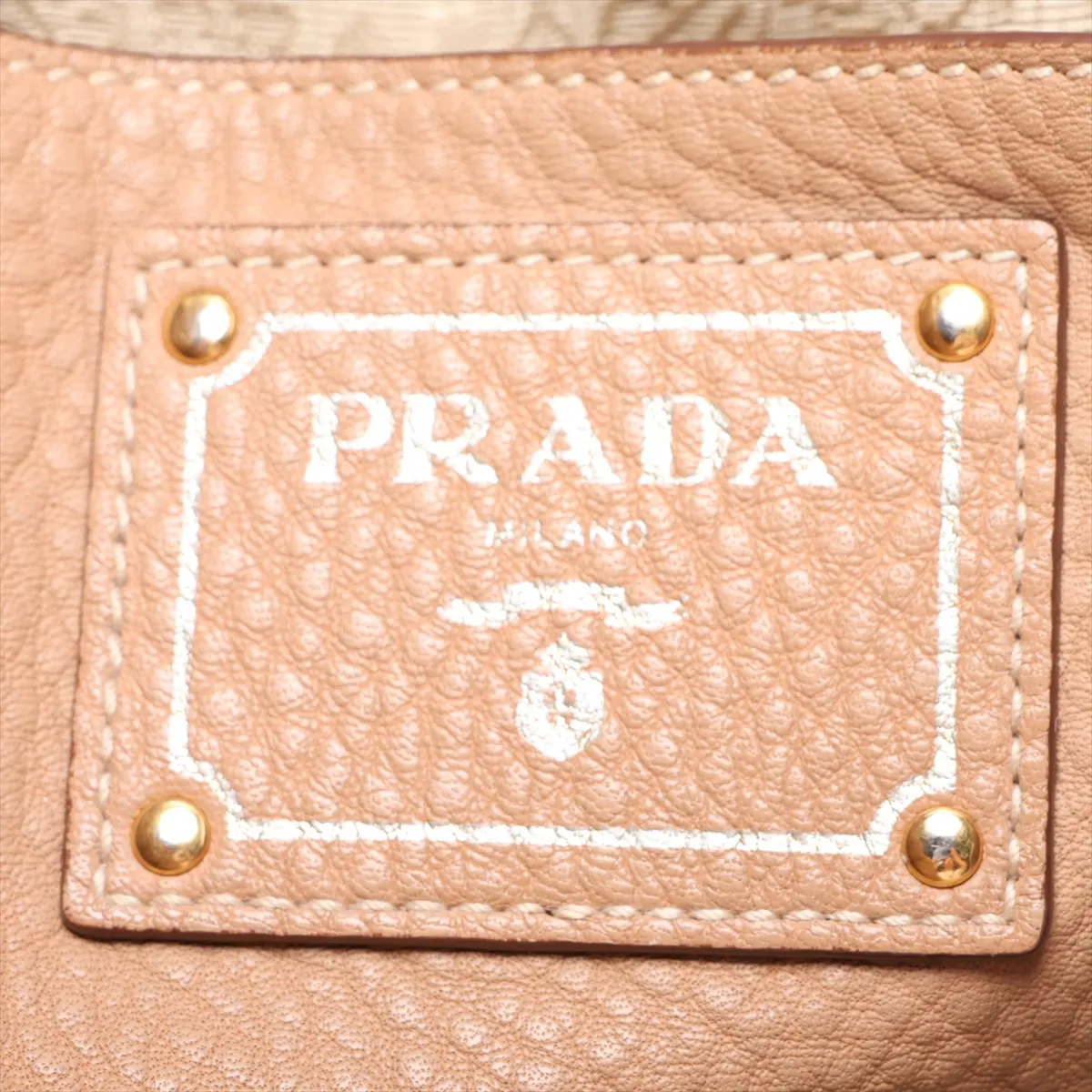 leather tote bag, beige — view 11