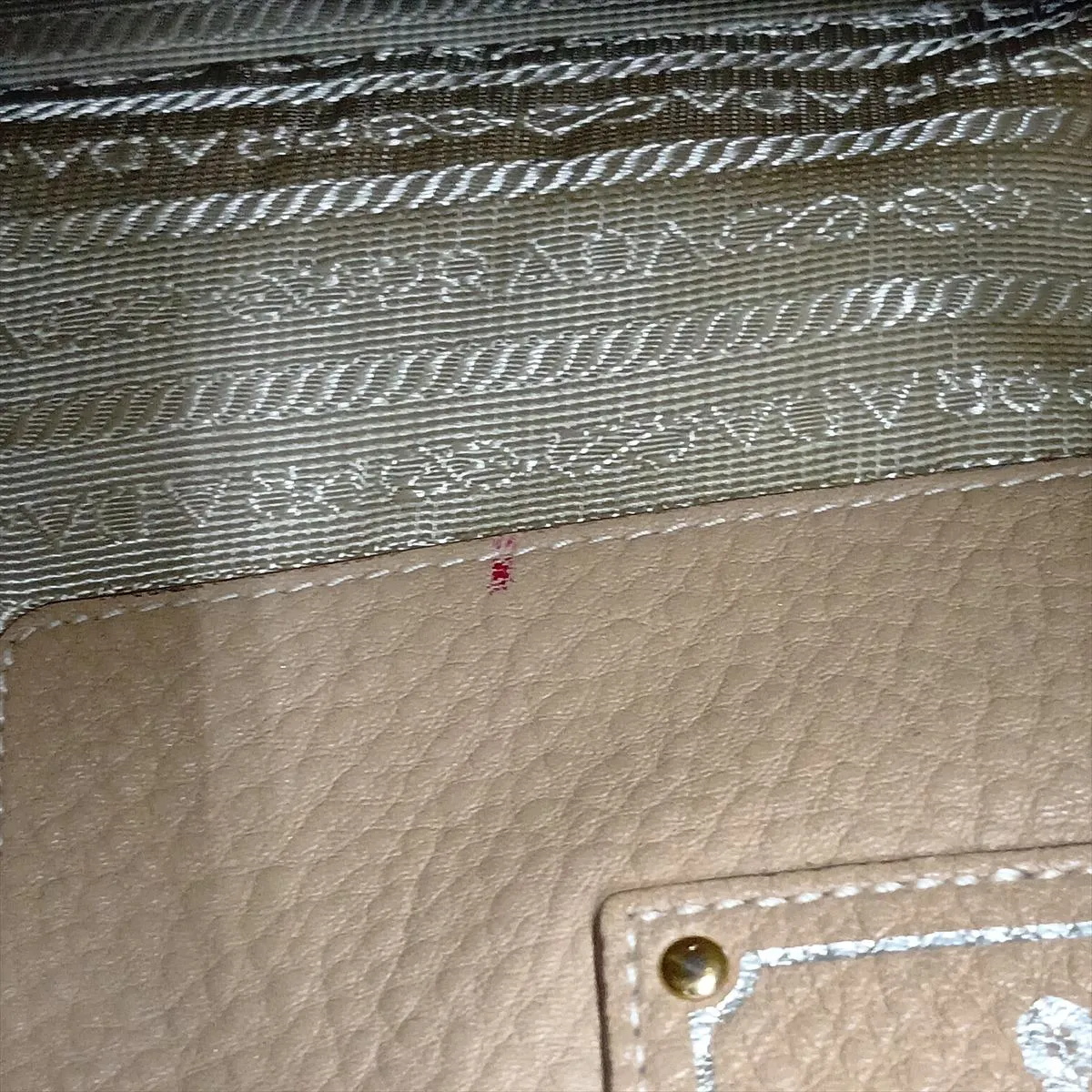 leather tote bag, beige — view 13