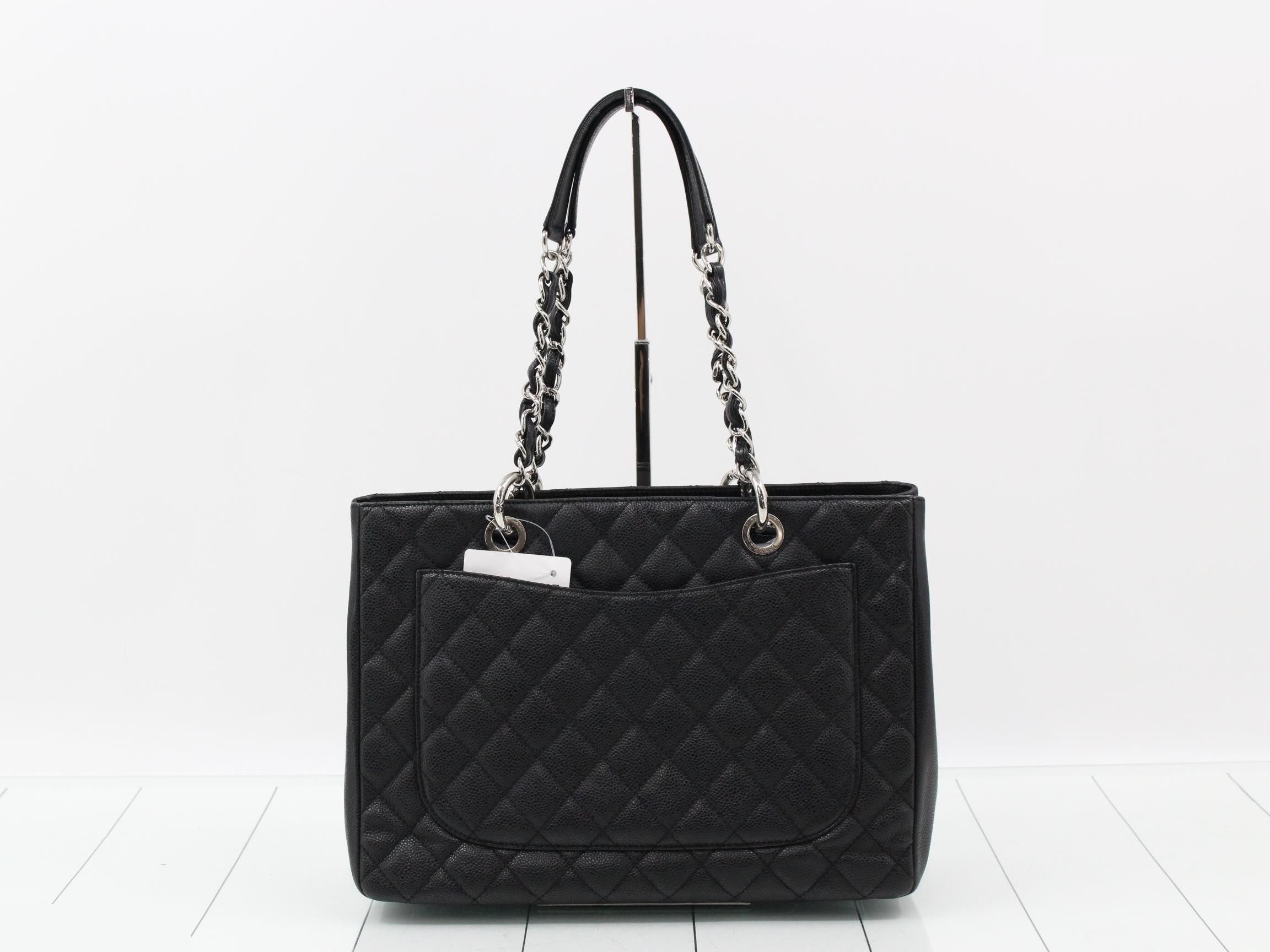 Caviar skin chain handbag — view 2