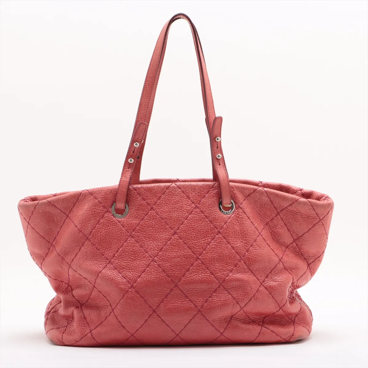 on the road vintage calf tote bag red silver hardware 13340901 13th series — view 2