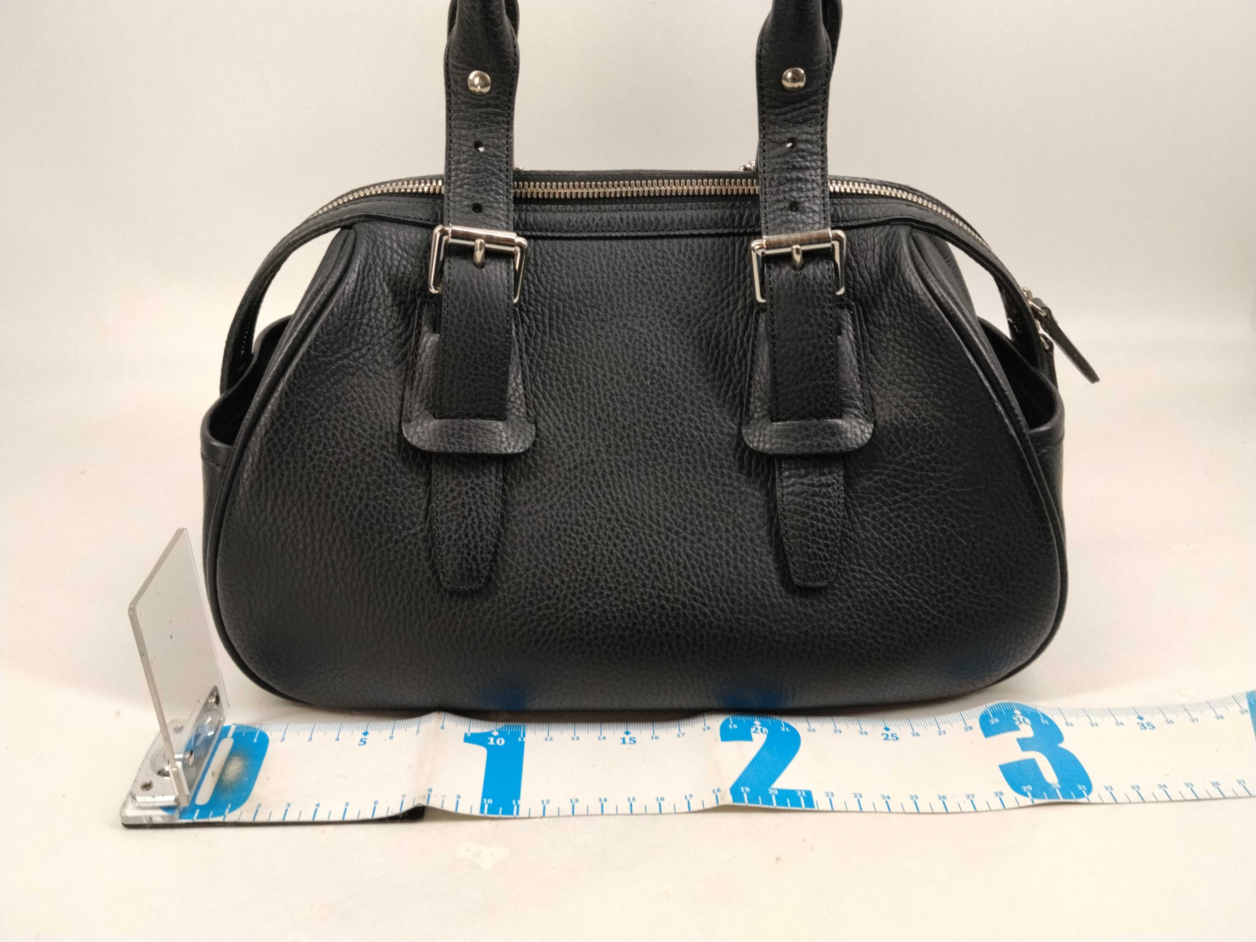 Checked Interior Noir Handbag — view 2