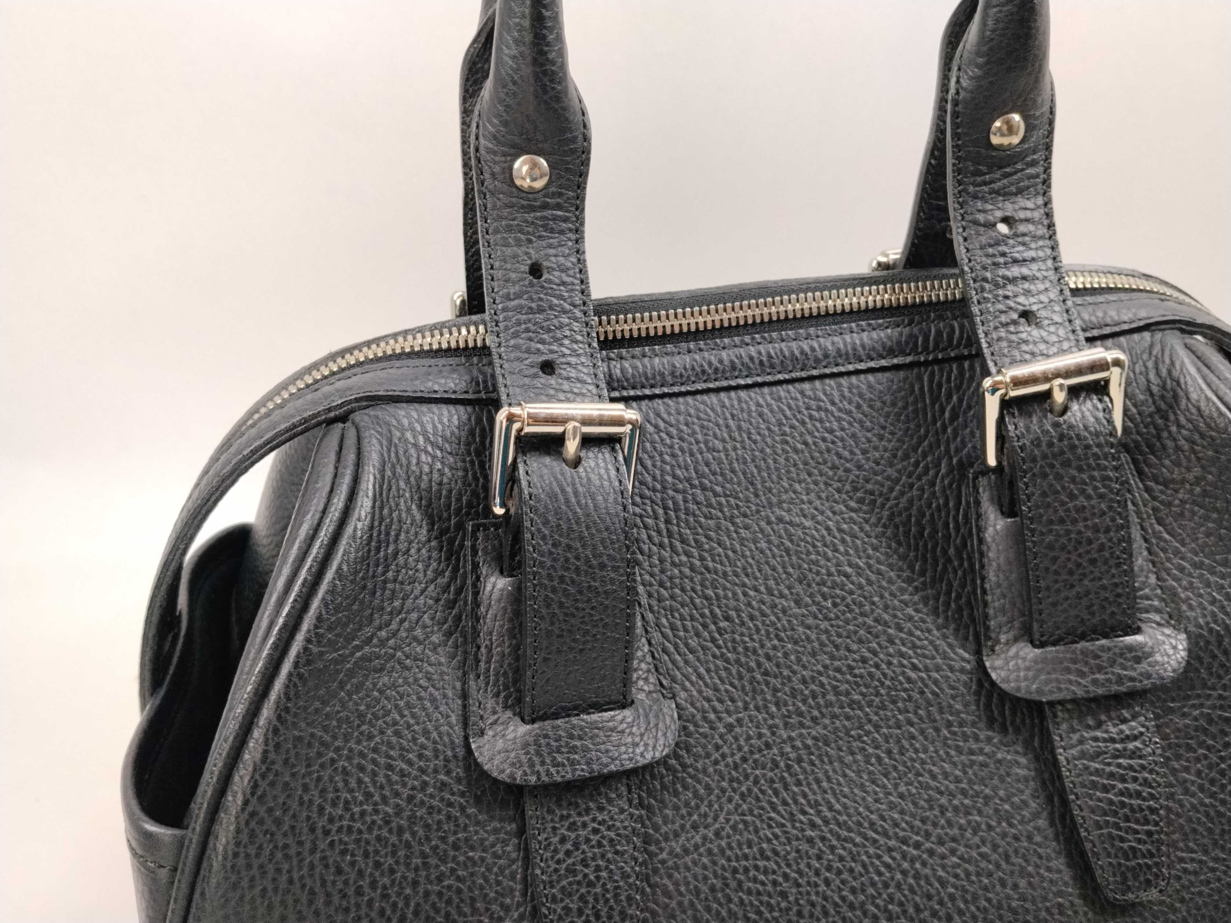 Checked Interior Noir Handbag — view 3