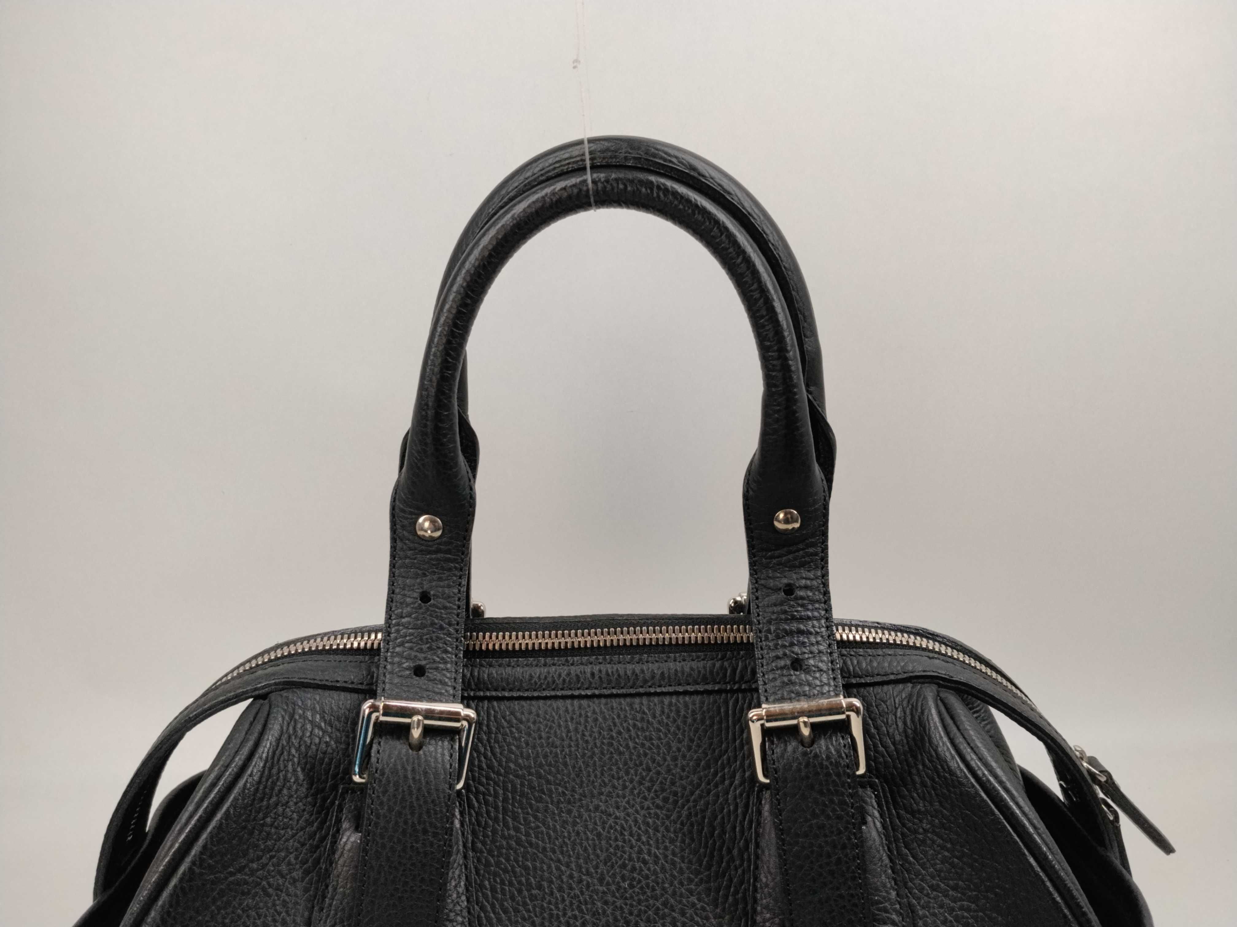 Checked Interior Noir Handbag — view 4