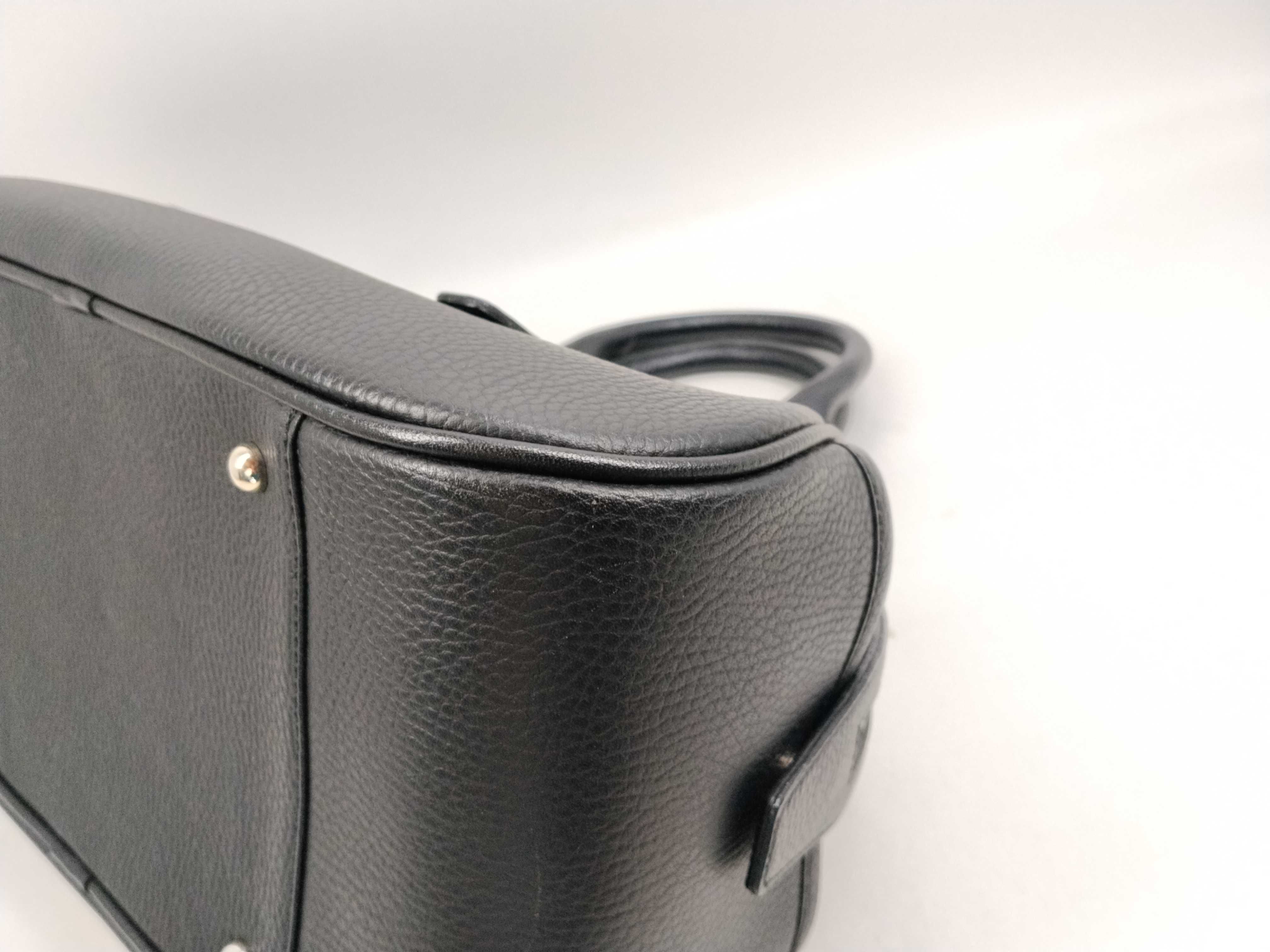 Checked Interior Noir Handbag — view 8