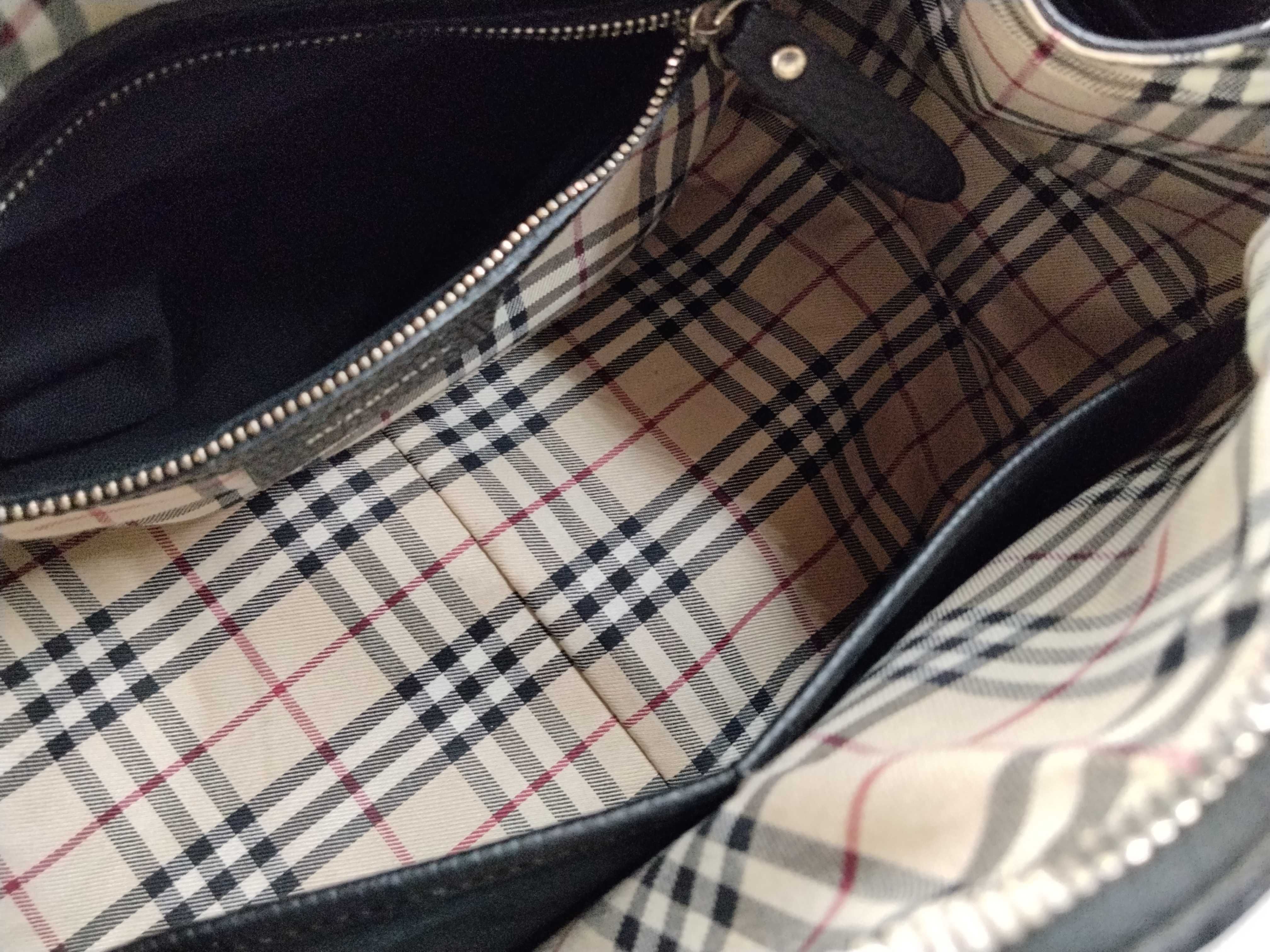 Checked Interior Noir Handbag — view 10
