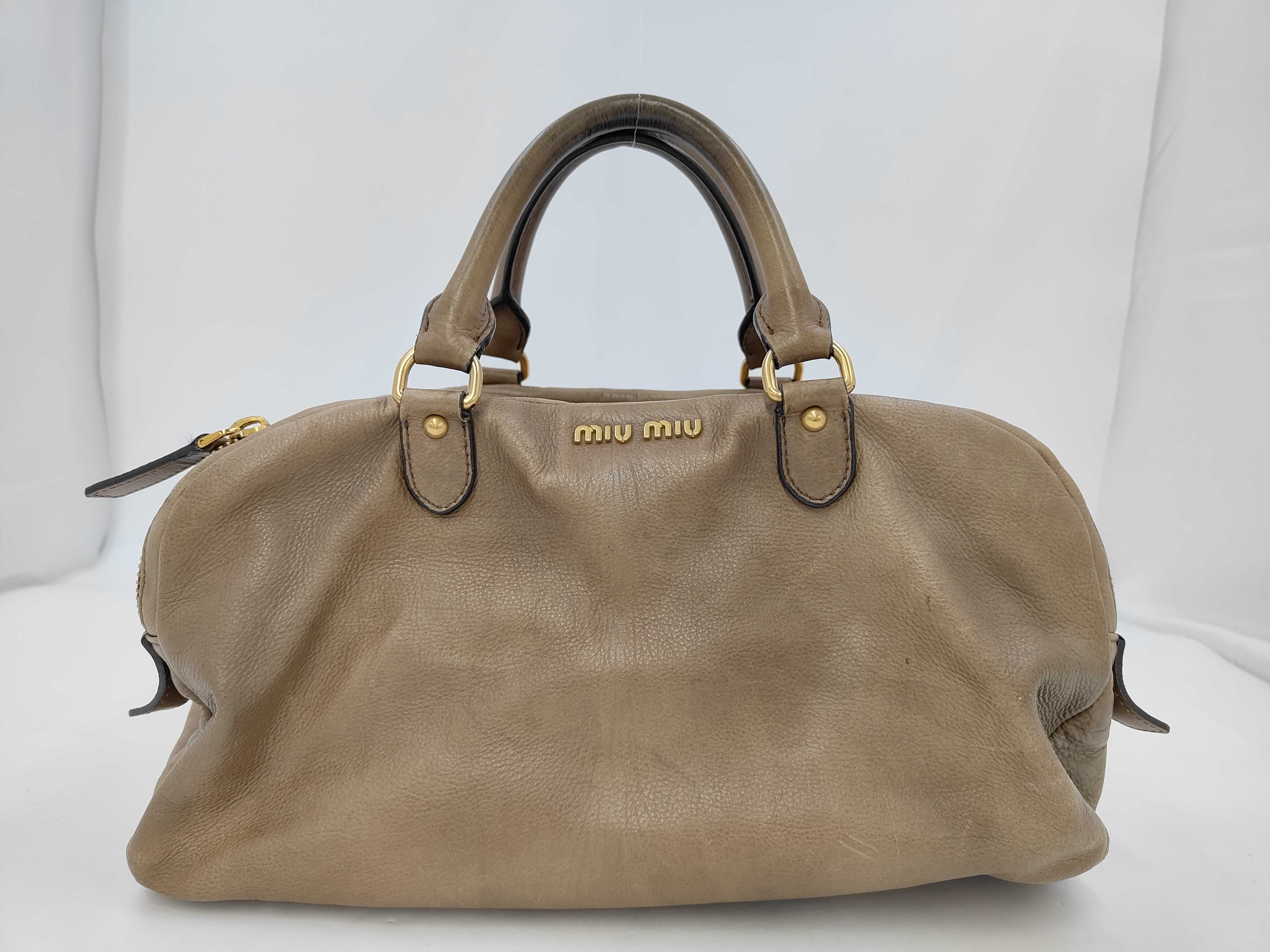 leather Boston bag