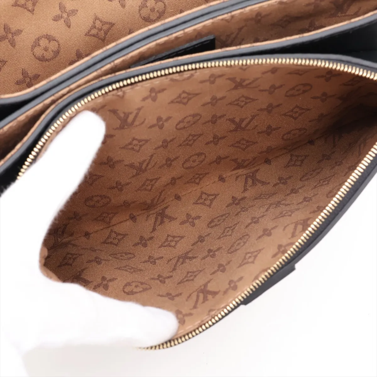 Monogram Flower Rendezvous M45767 PL0251 Black (RFID detected) — view 8