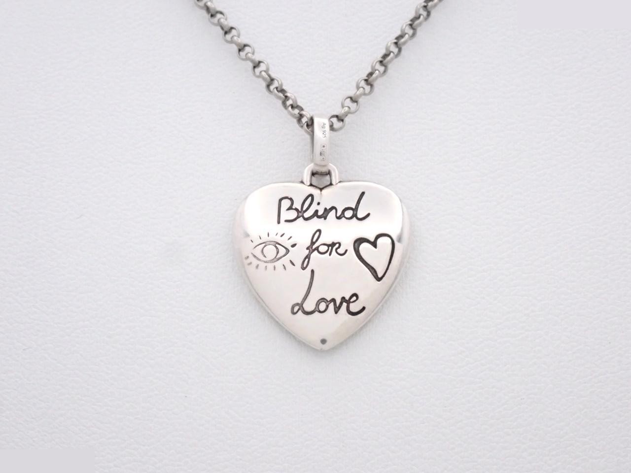 Blind for Love, 925 sterling silver, 12.6g, chain approximately 50cm — view 2