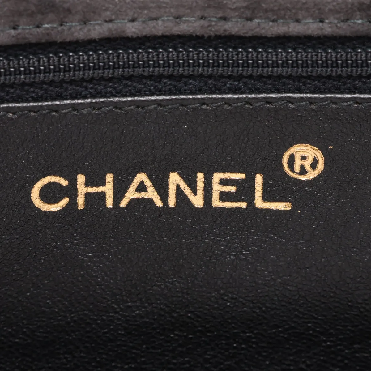Matelassé Velvet Handbag, Gray with Gold Hardware, Item No. 34820750 (Serial No. 3) — view 9